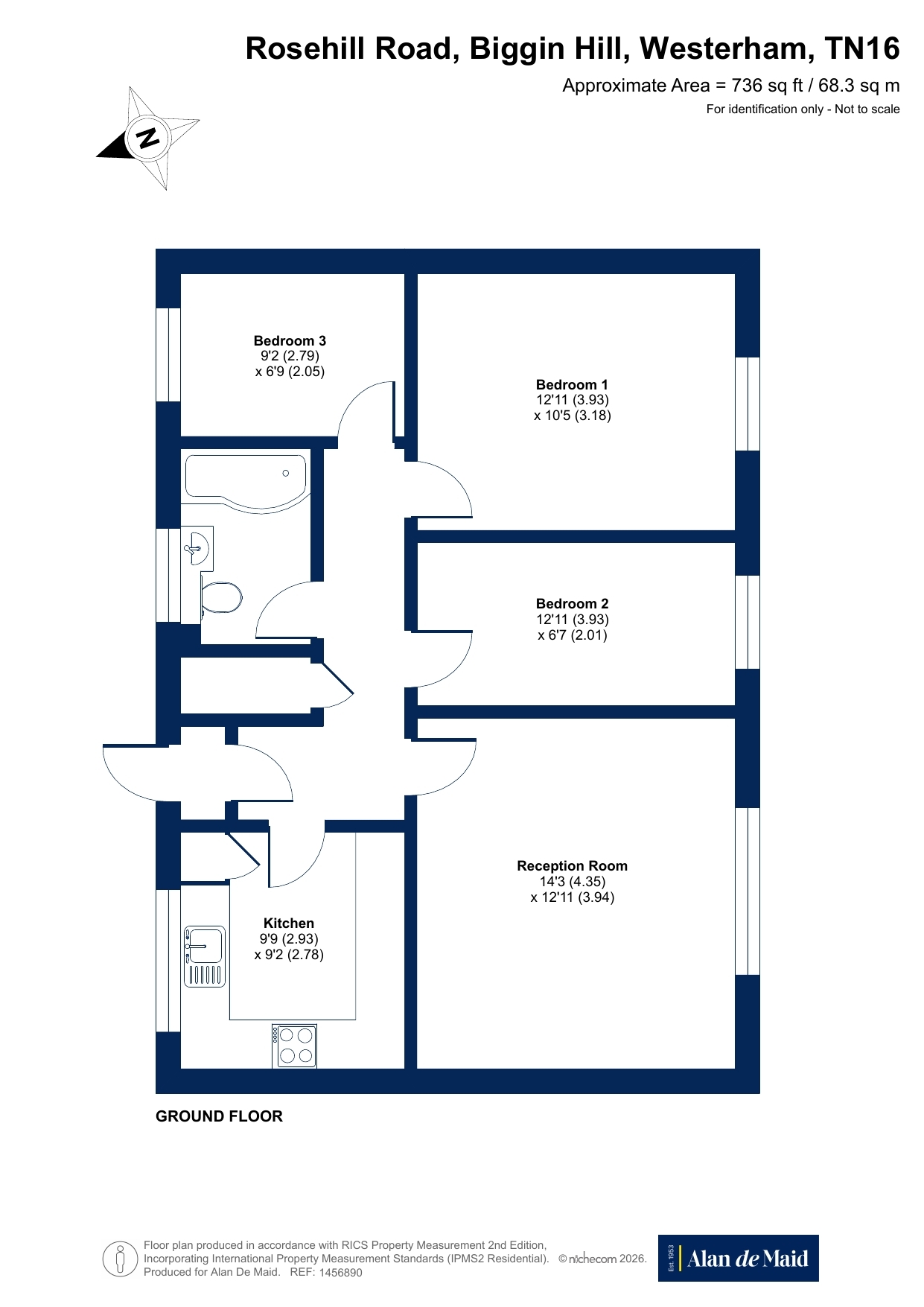 16A, Rosehill Road, Westerham floorplan