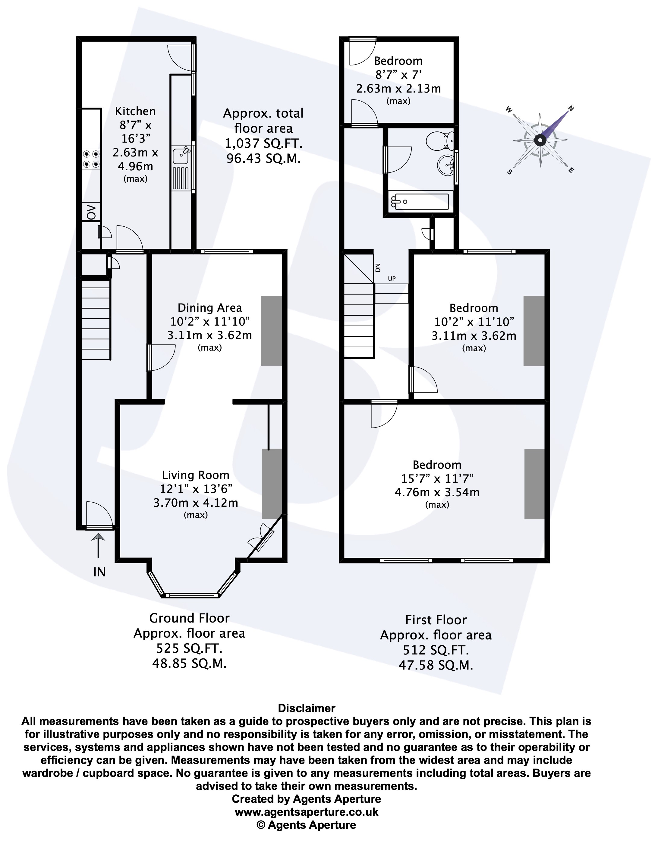 3 Bed End Terrace House For Sale In Parrock Road Gravesend Kent Da12