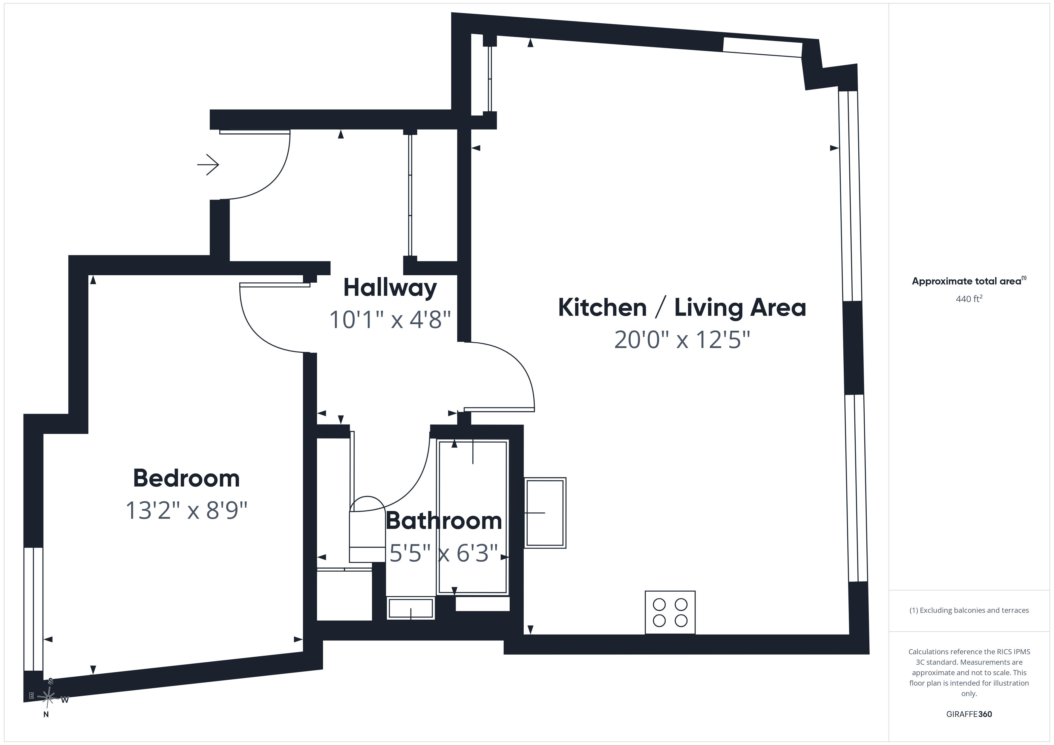 Flat 4, 8a, High Street, Reading floorplan