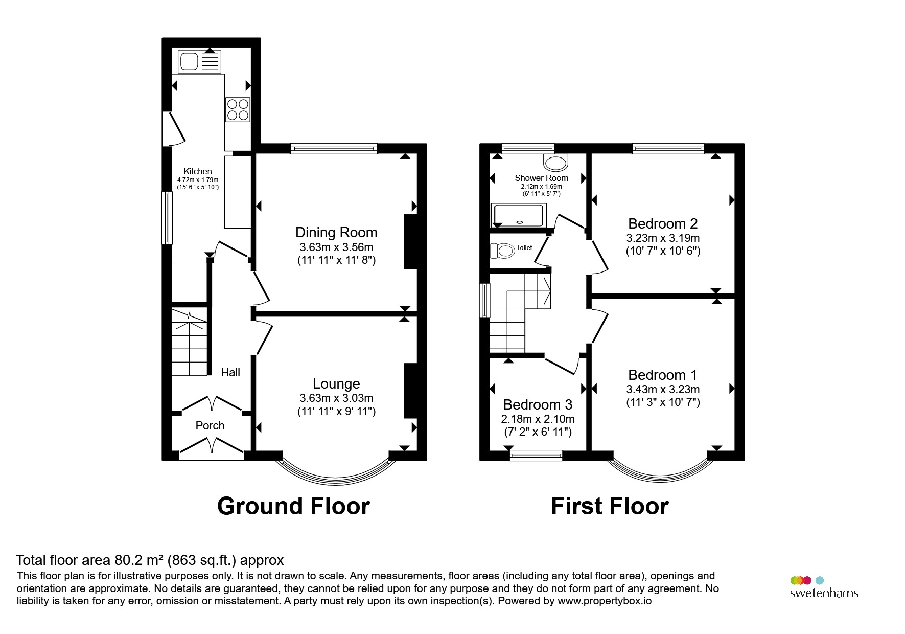 11, Manor Drive, NORTHWICH floorplan