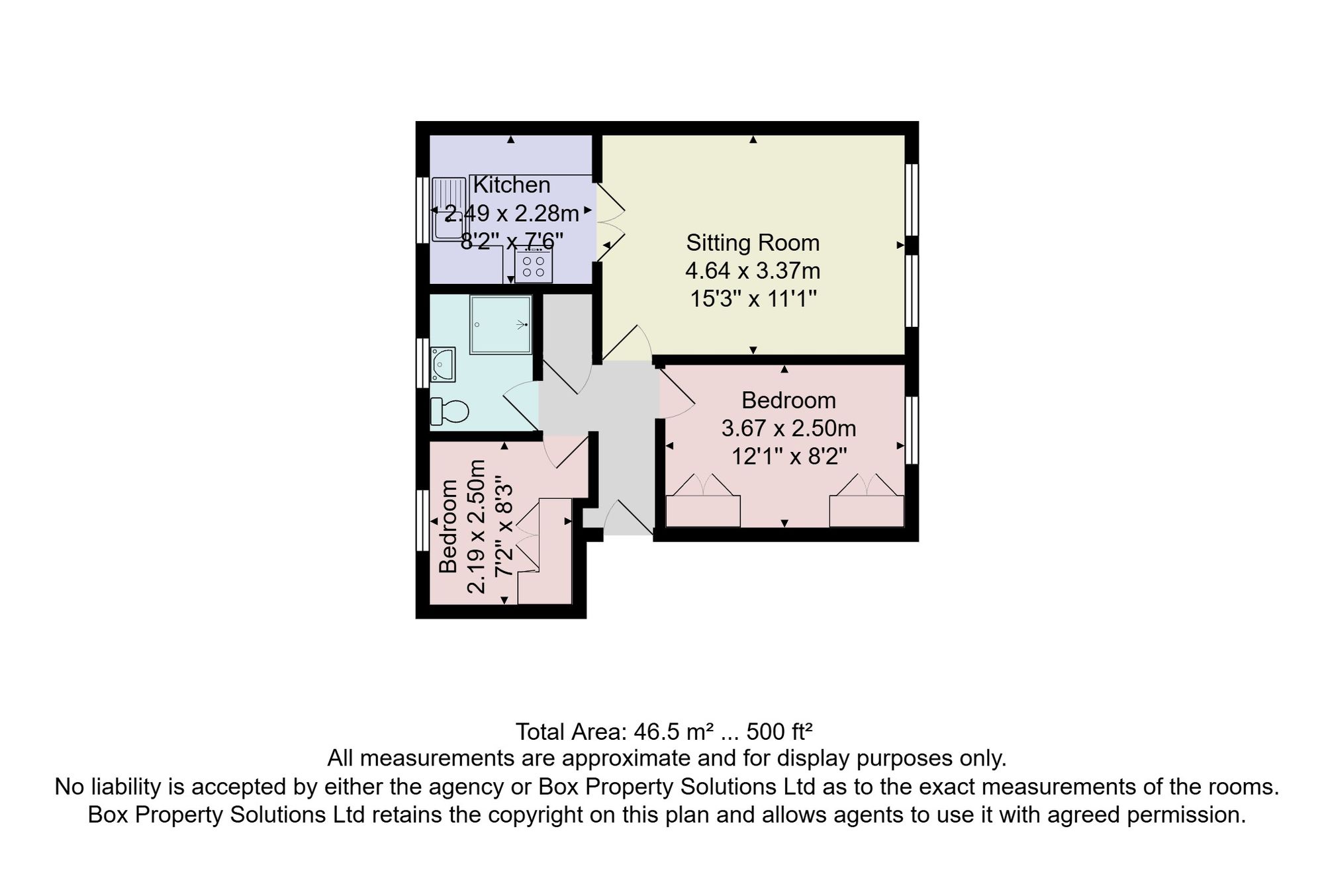 Flat 17, Ravenscourt, Harrogate floorplan