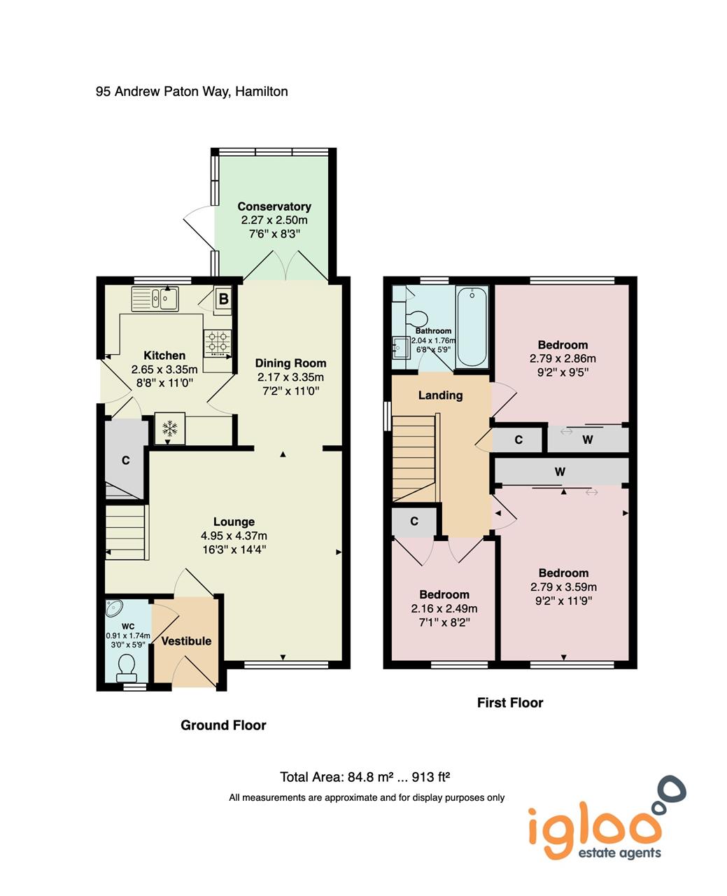 95, Andrew Paton Way, Hamilton floorplan
