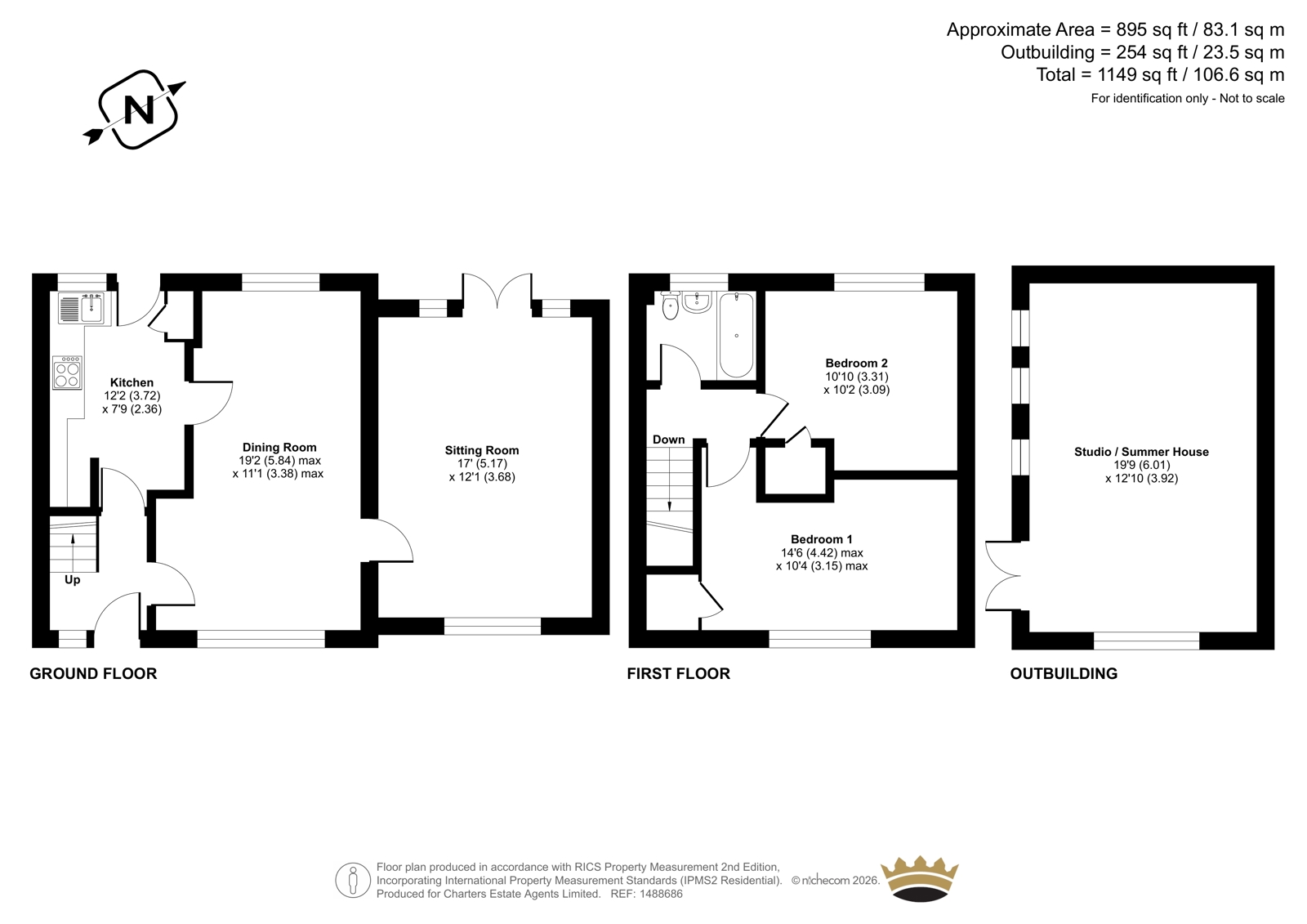 10, Pine View Close, Farnham floorplan