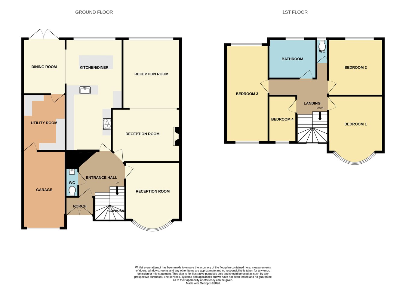 107, Longwood Road, Walsall floorplan