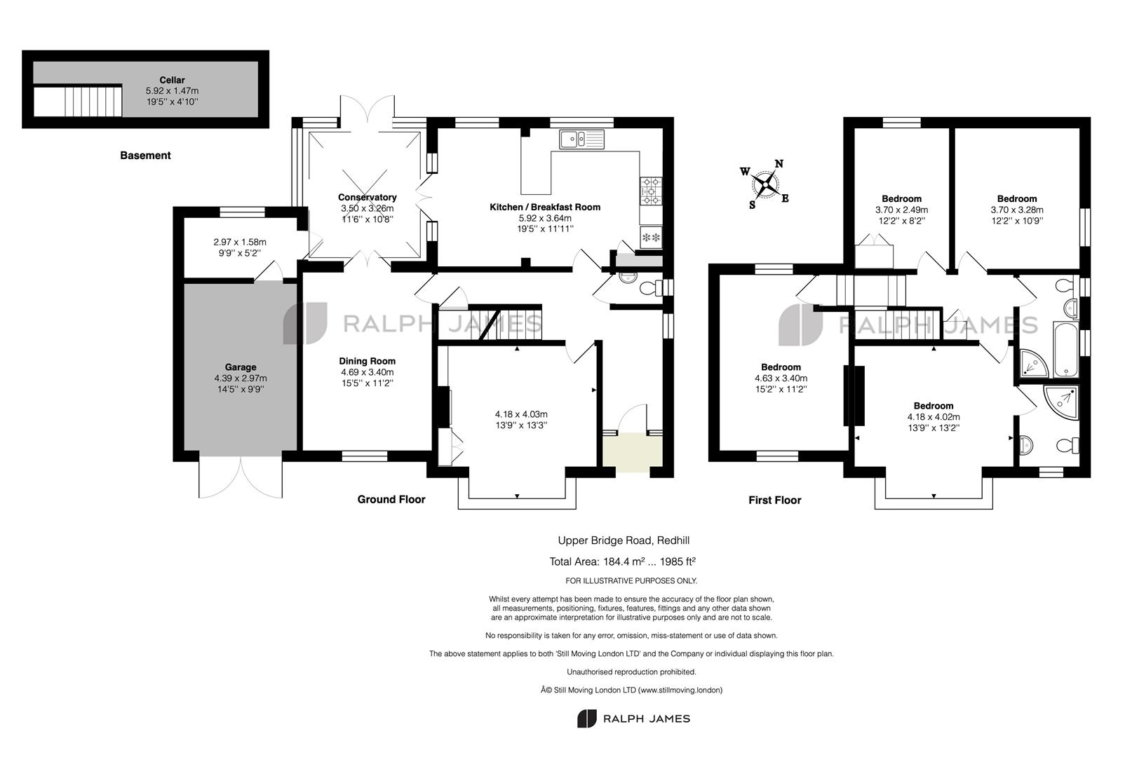 Upper Bridge Road, Redhill RH1, 4 bedroom detached house for sale