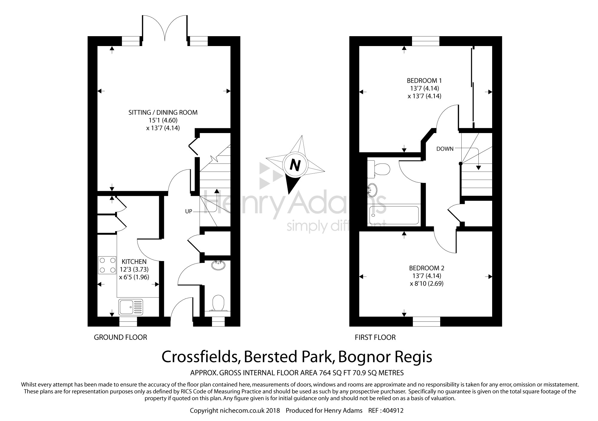 2 Bedrooms  for sale in Crossfields, Bersted Park, Bognor Regis PO21