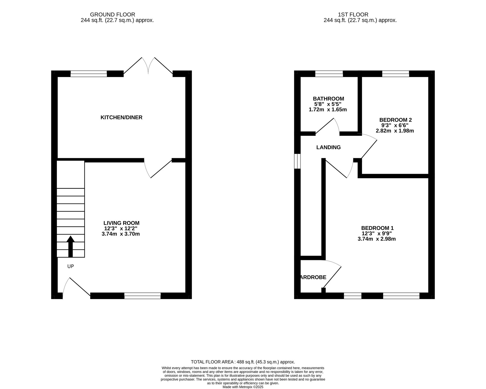47 Cardigan Grove, Stoke-On-Trent floorplan