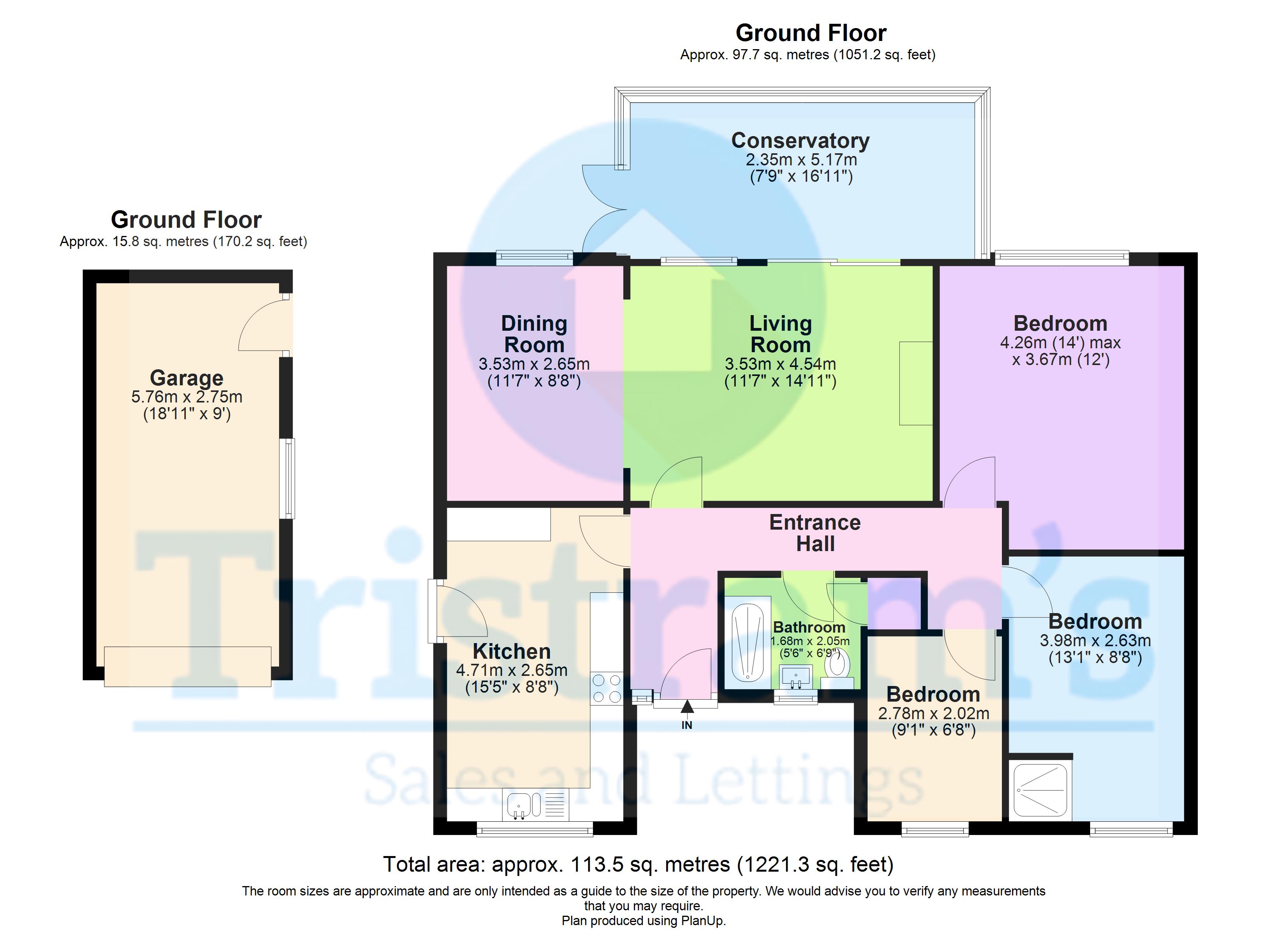 22, Avalon Close, Nottingham floorplan