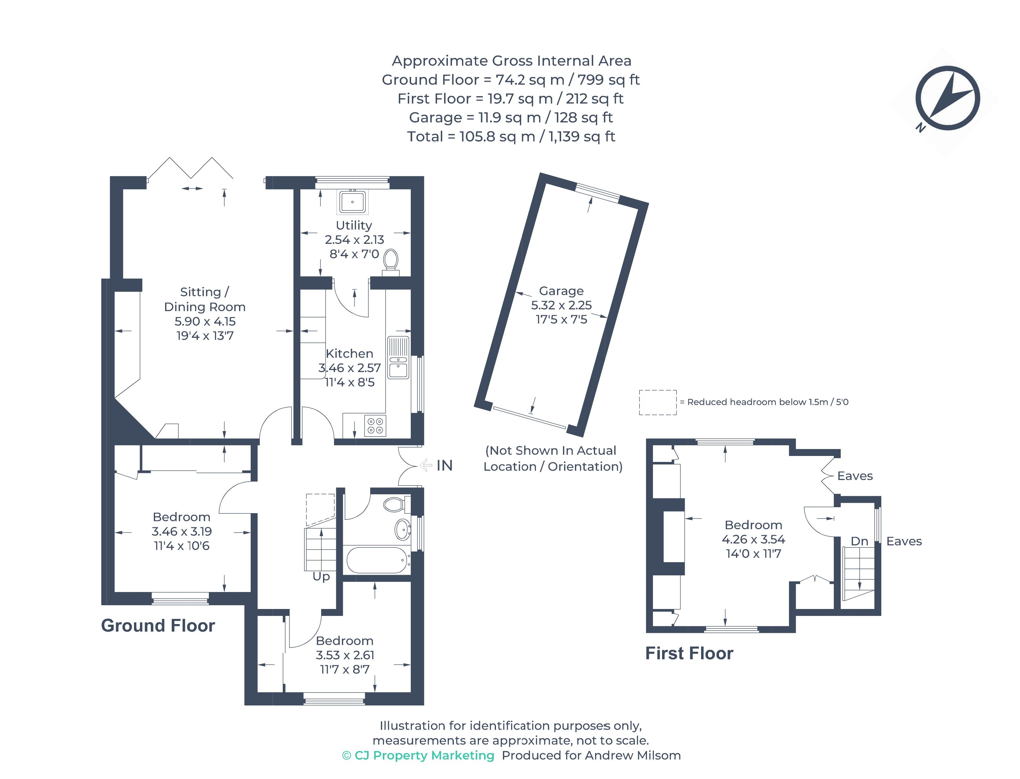 12, Lower Ridge, Bourne End floorplan