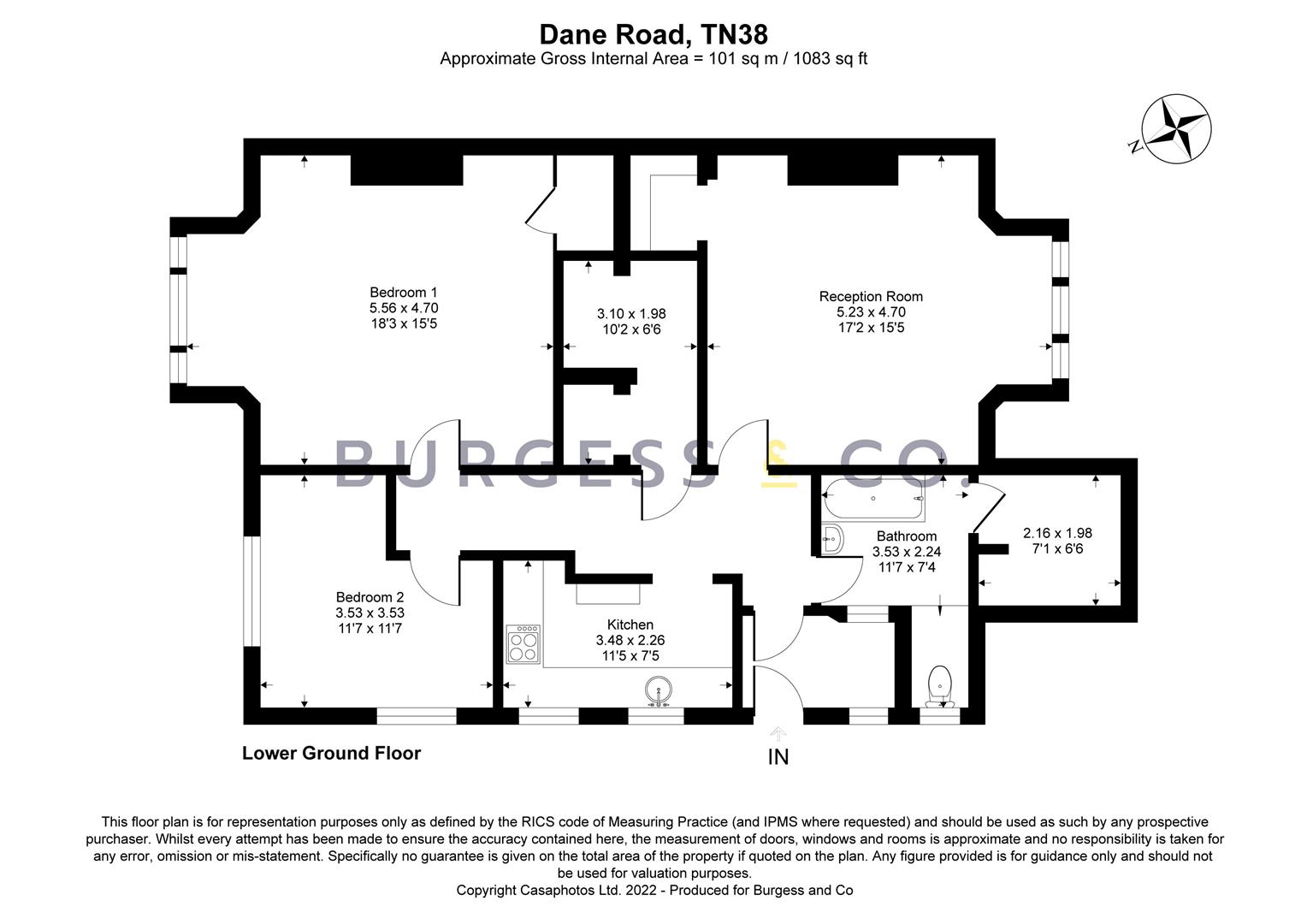 Dane Road, St. LeonardsOnSea TN38, 2 bedroom flat for sale 62053822