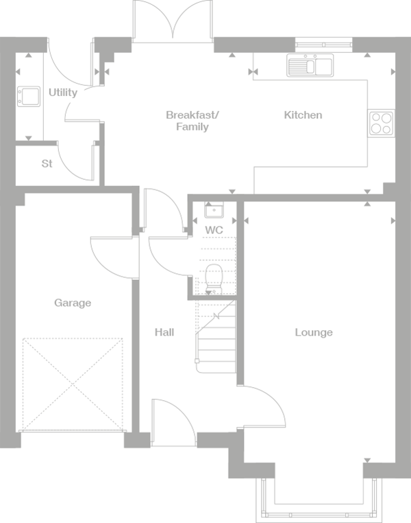 1 Bedrooms Detached house for sale in Heathlands, Sandbach CW11