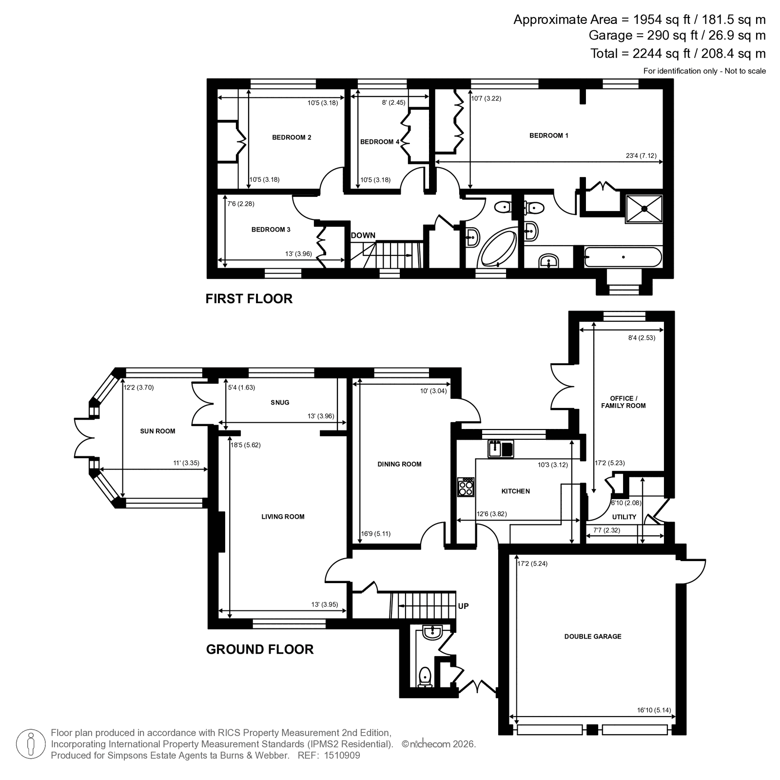1, Homewood, Surrey floorplan