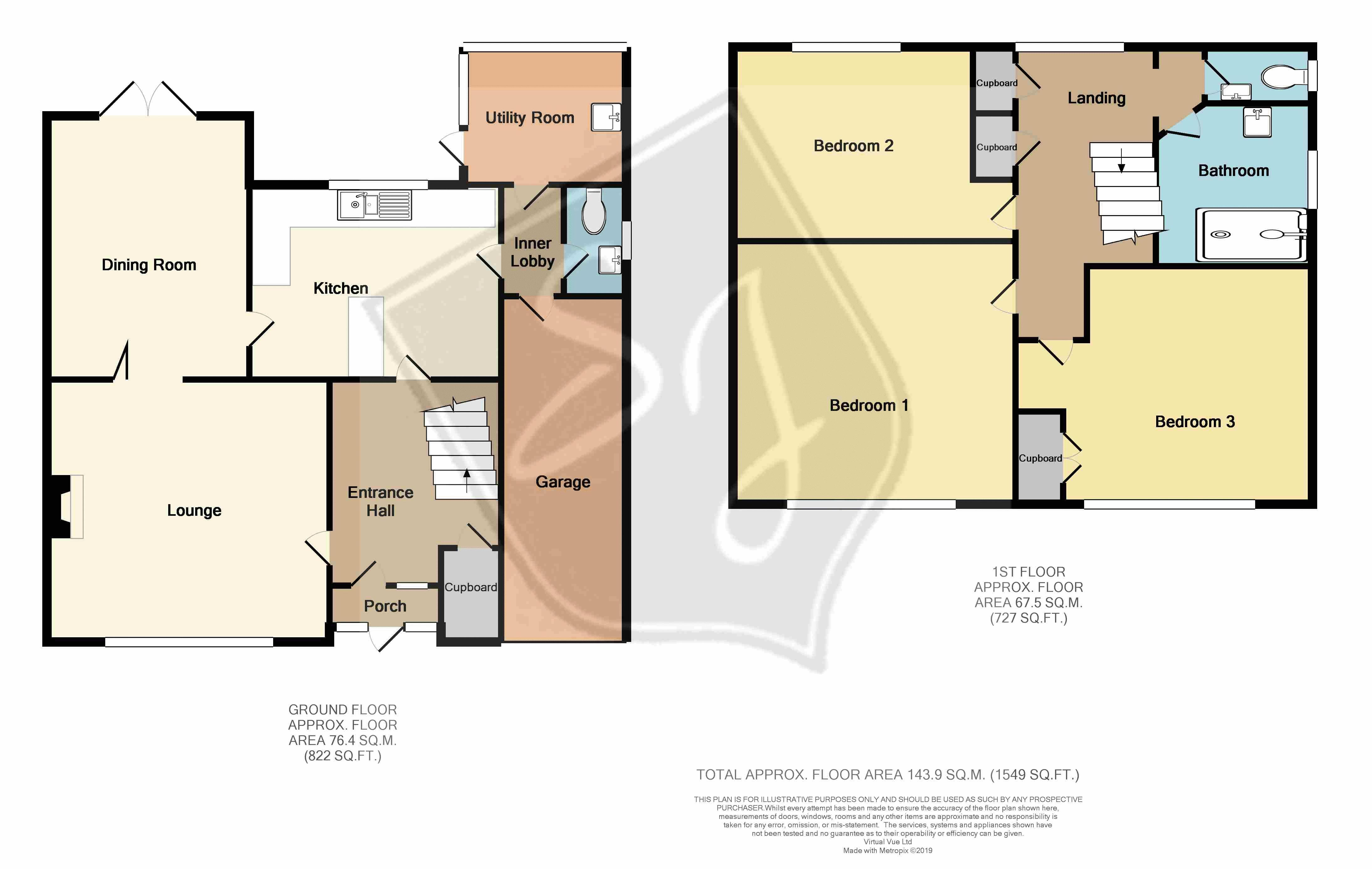 3 Bedrooms Detached house for sale in Arlington Avenue, Goring-By-Sea, Worthing BN12