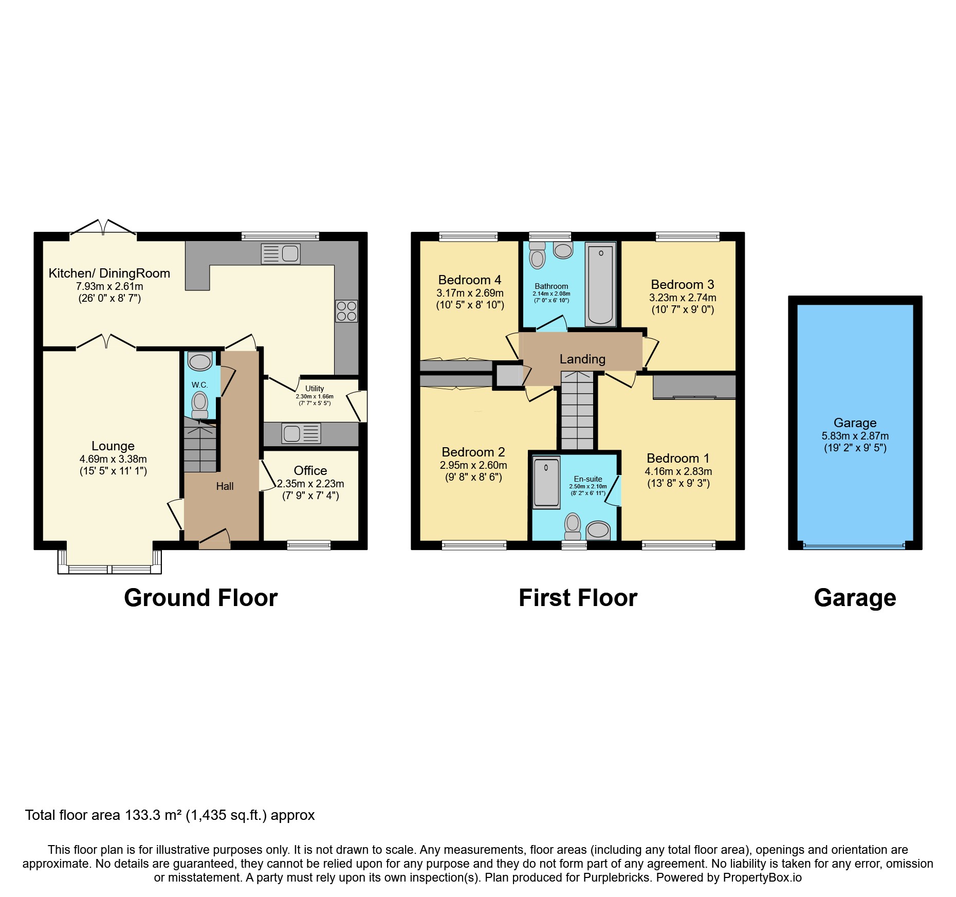 21, Gatekeeper Close, Knaresborough floorplan