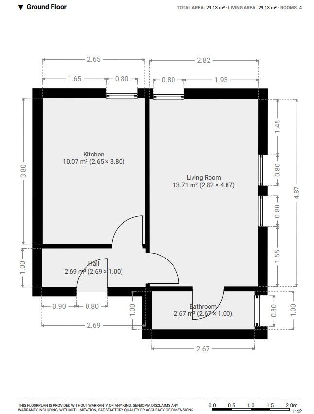 Flat 6, 1 Princess Royal Terrace, Scarborough floorplan