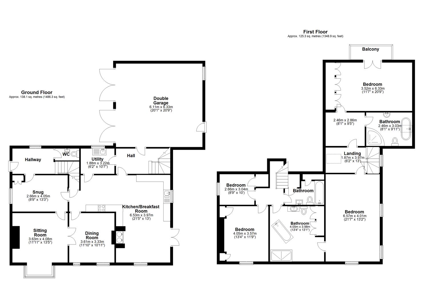 Priory Cottage, Hereford floorplan