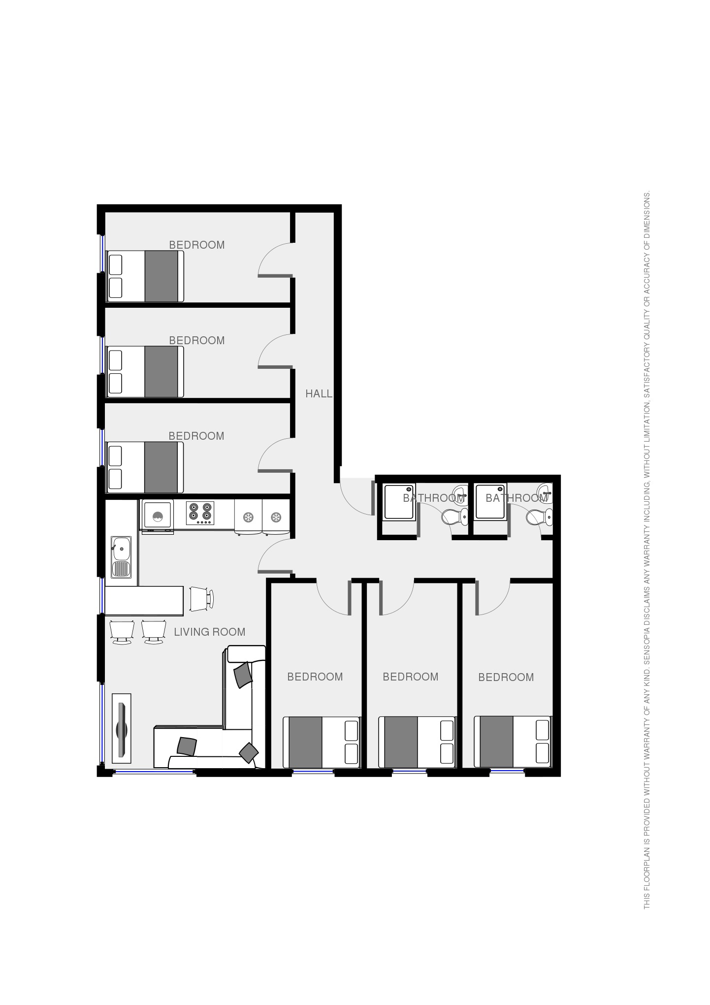 Flat 26, Corner House, Crwys Road, Cardiff floorplan