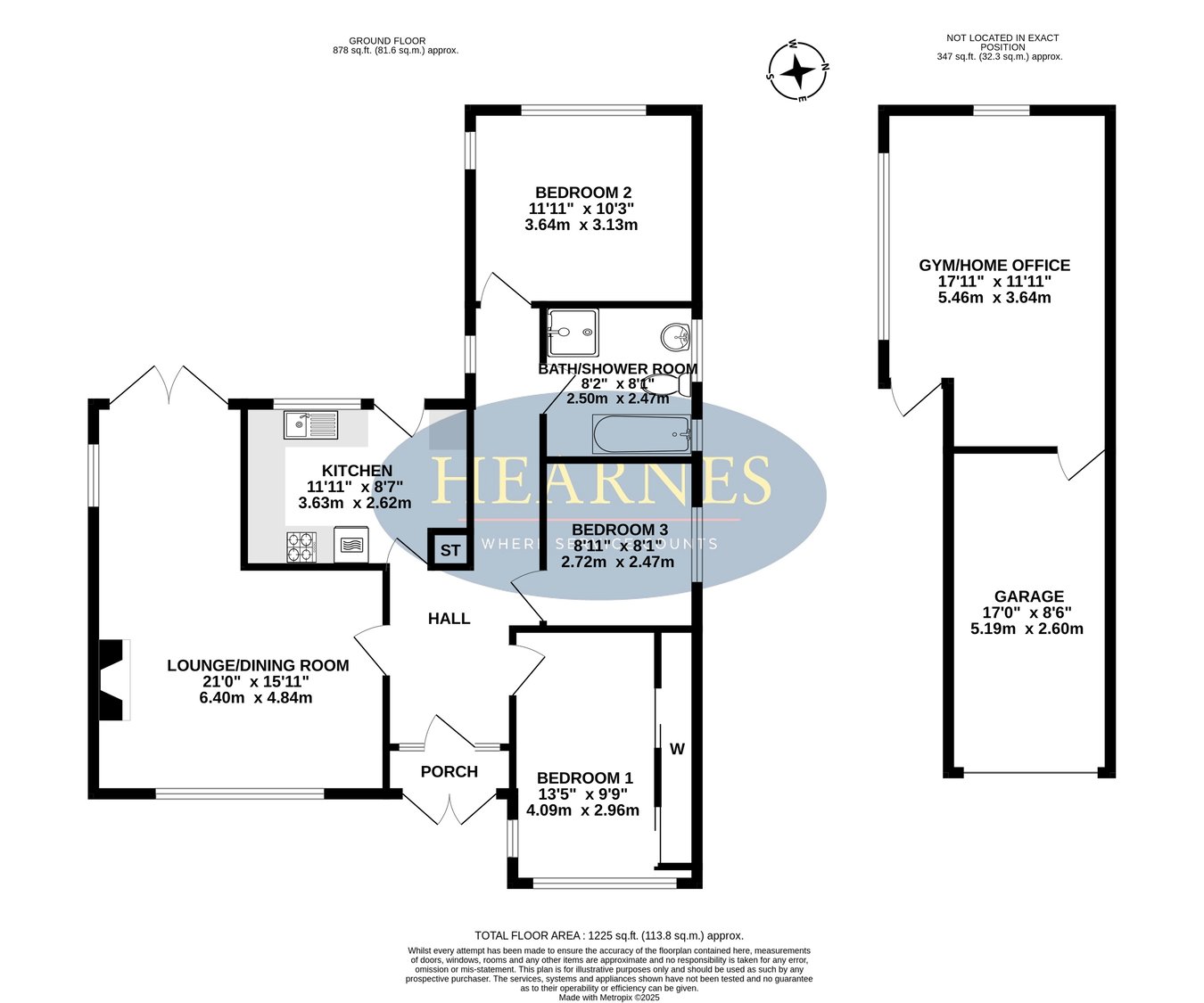 7, Linden Close, Ferndown floorplan