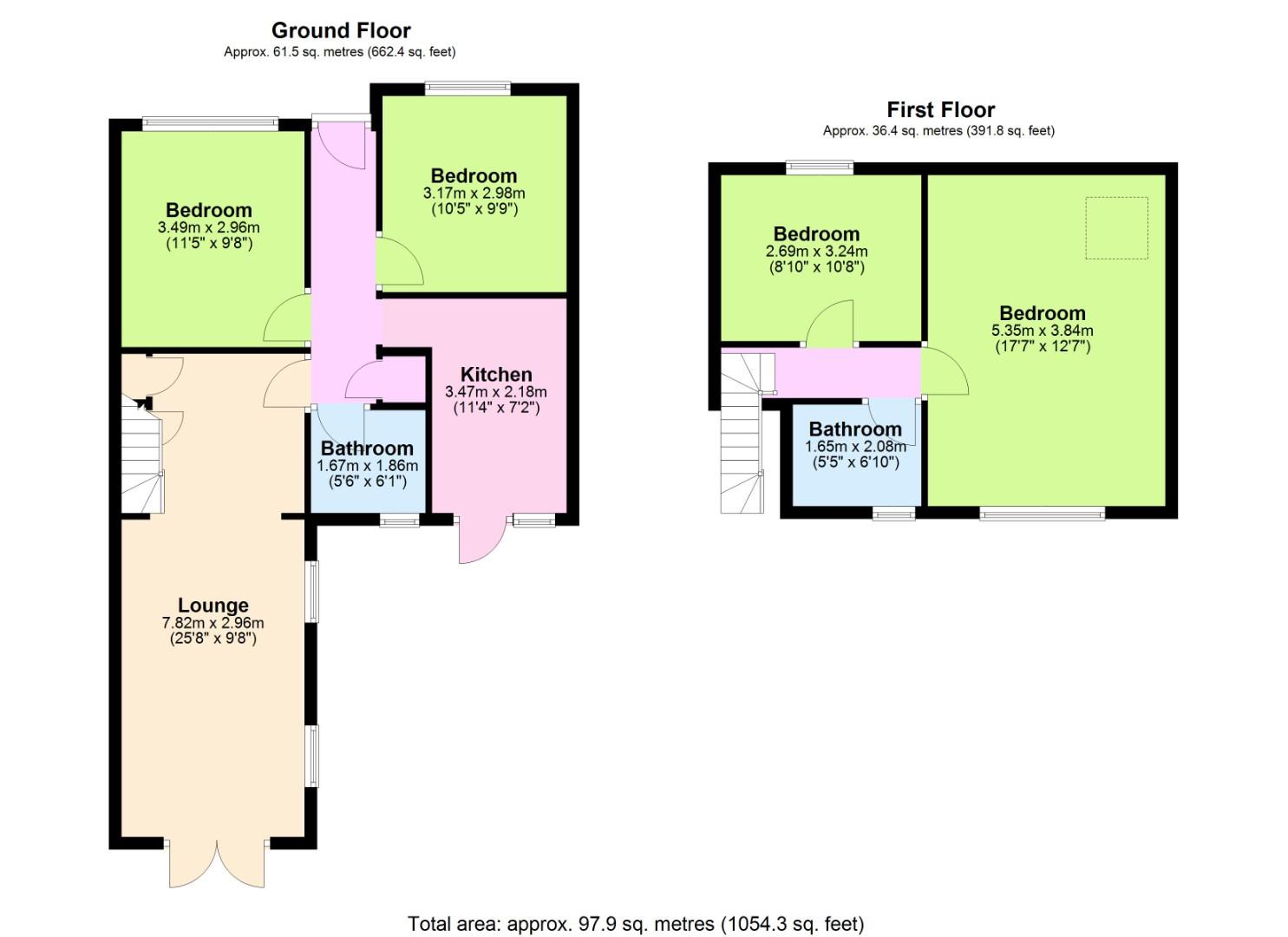 121, Howard Road, Lancing floorplan