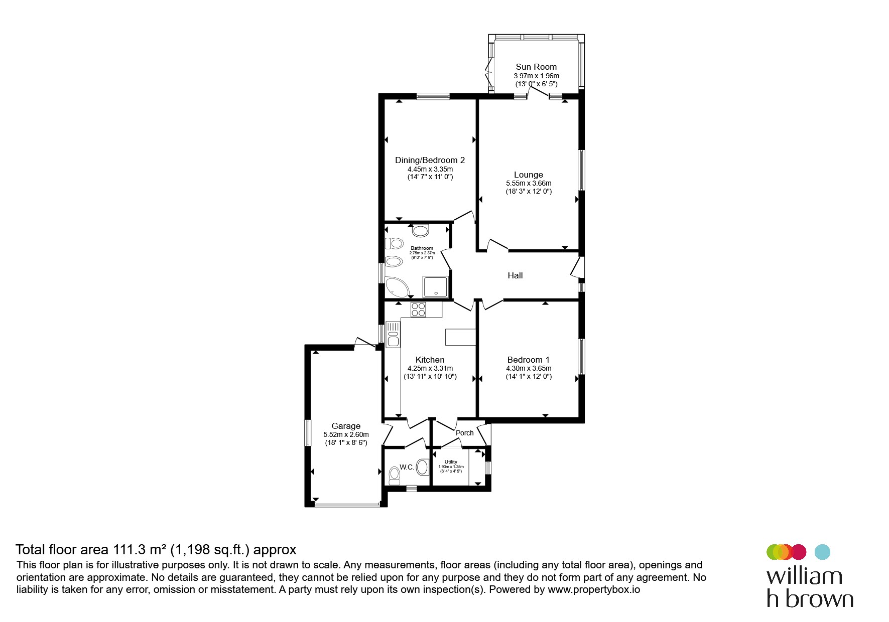 23, Park Lane, Spalding floorplan