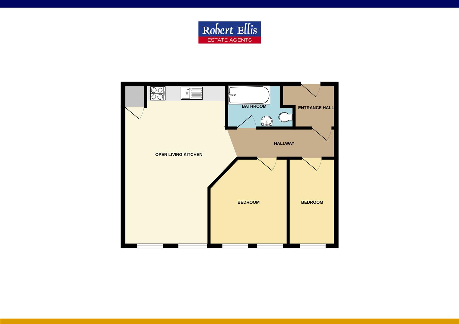 Apartment 7, The Feathers Tavern House, Church Street, Nottingham floorplan
