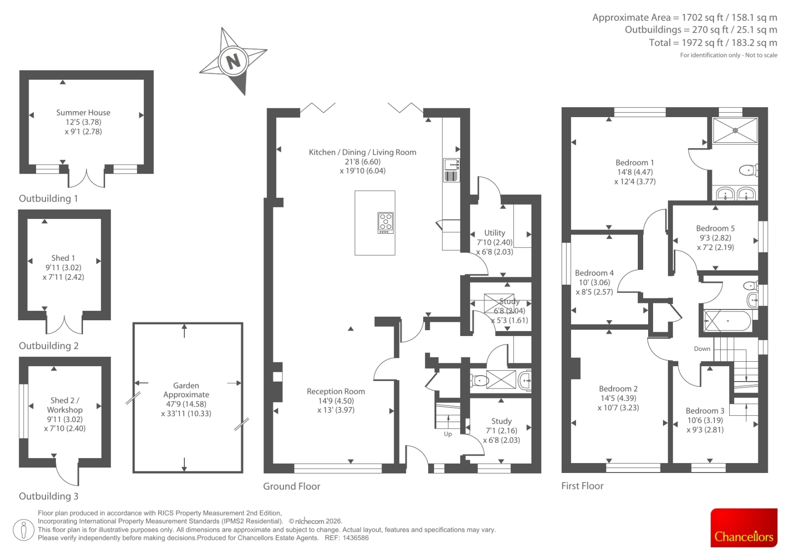 22, Meadow Close, Oxford floorplan