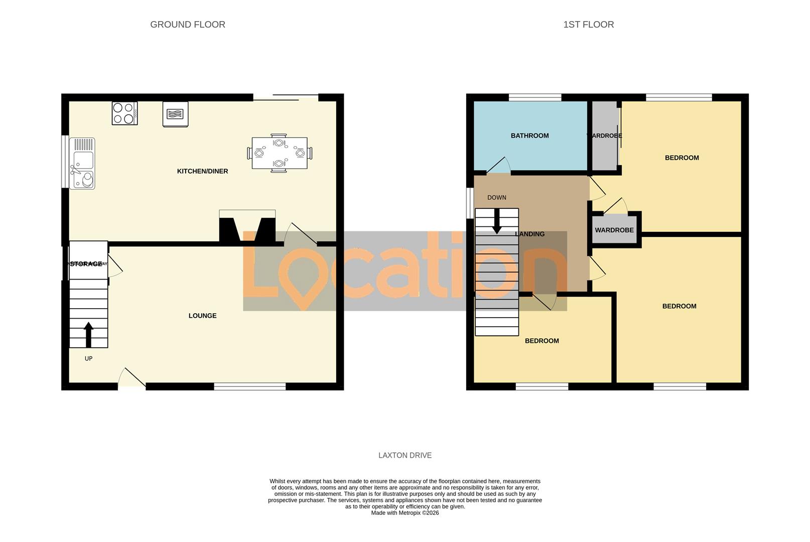 7, Laxton Drive, Mansfield floorplan