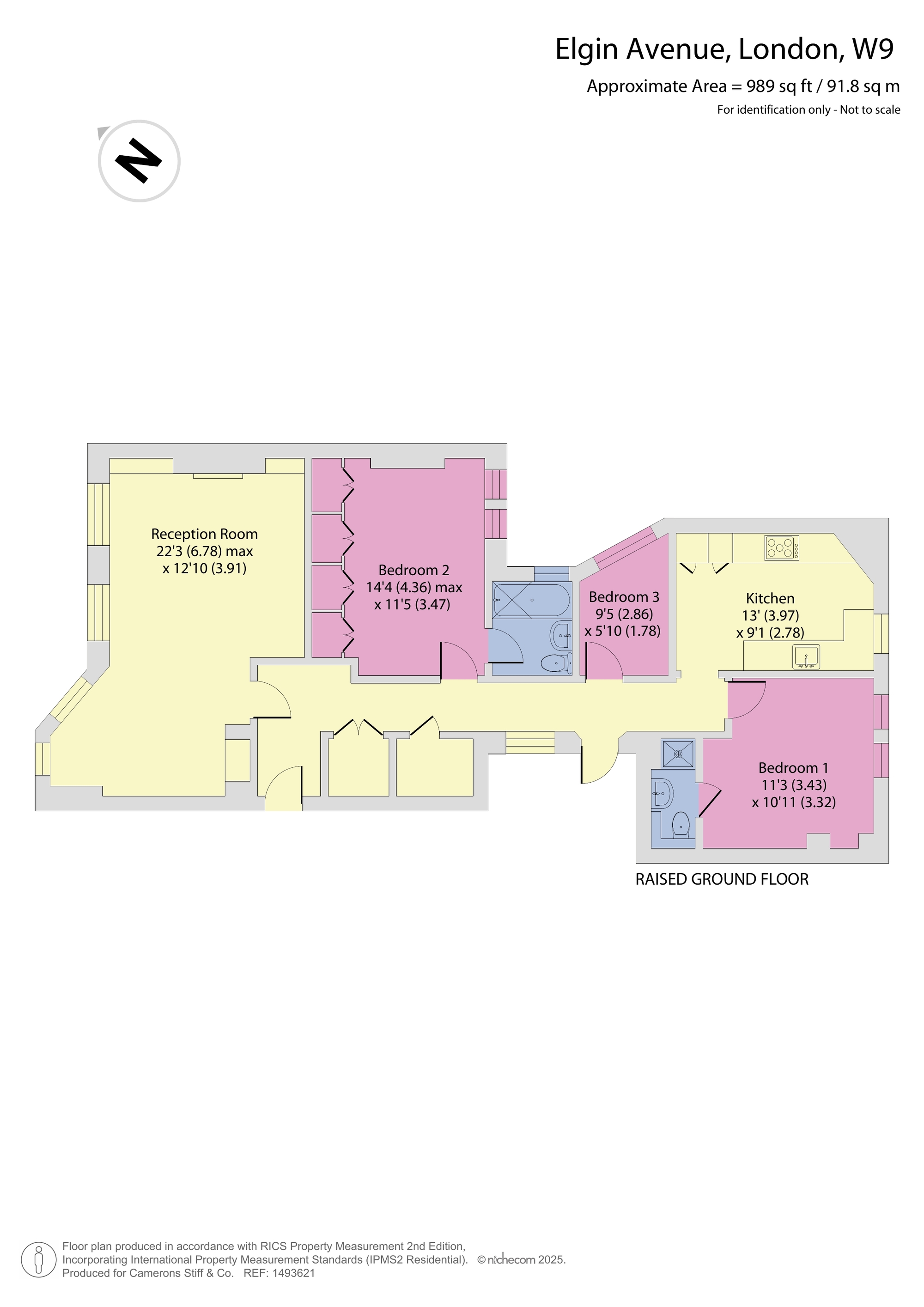 Elgin Avenue, London floorplan