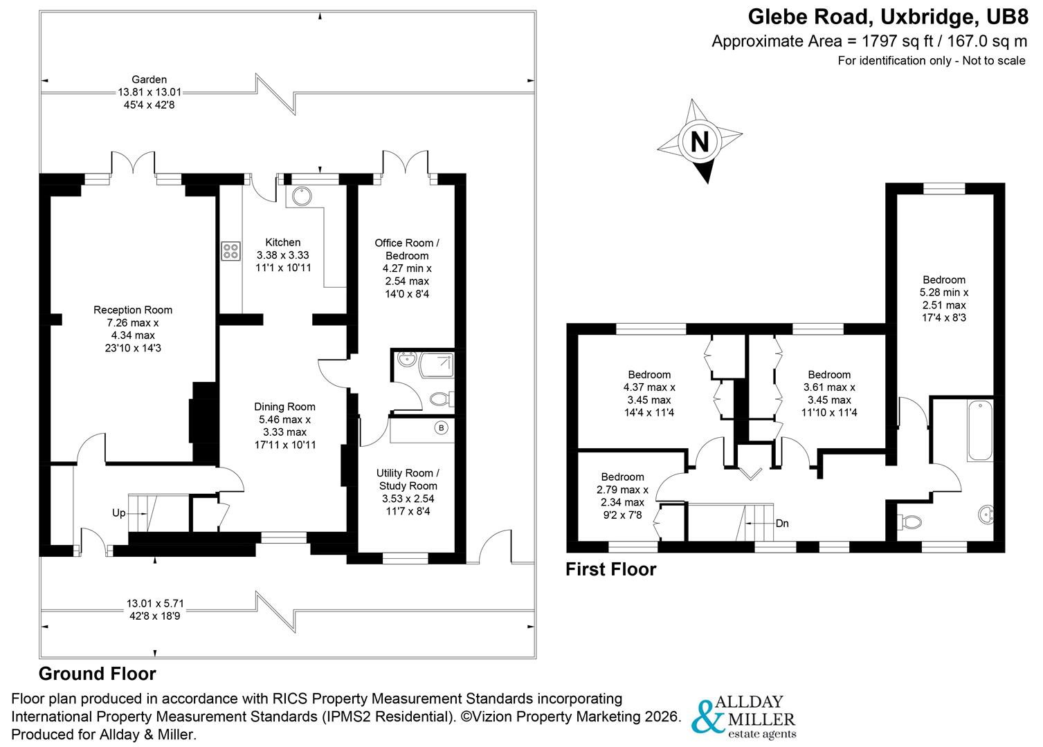 18, Glebe Road, Uxbridge floorplan