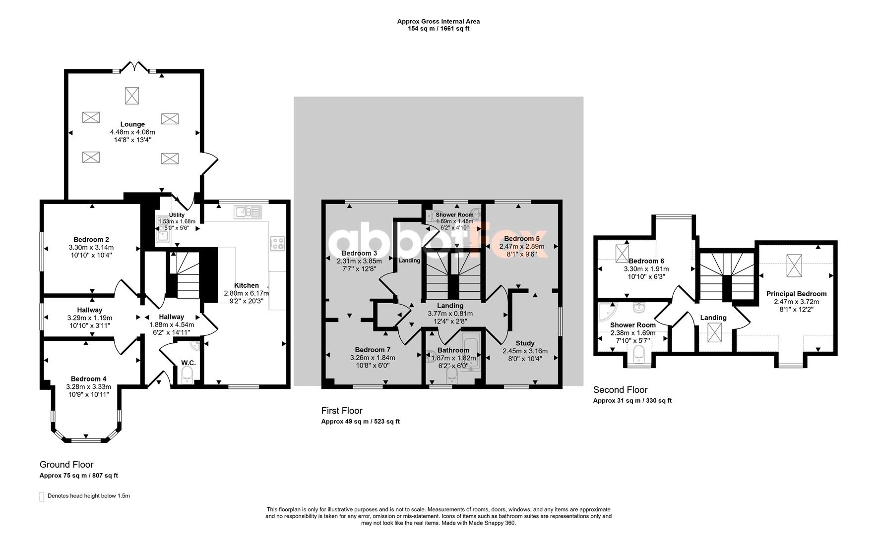 Earles Gardens, Norwich floorplan