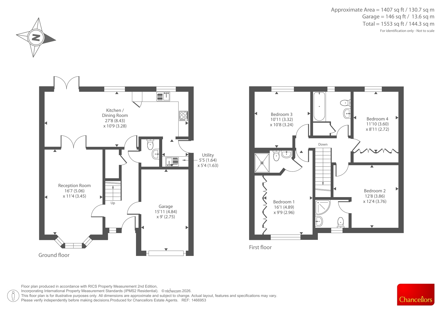 23, Halifax Way, Moreton-In-Marsh floorplan