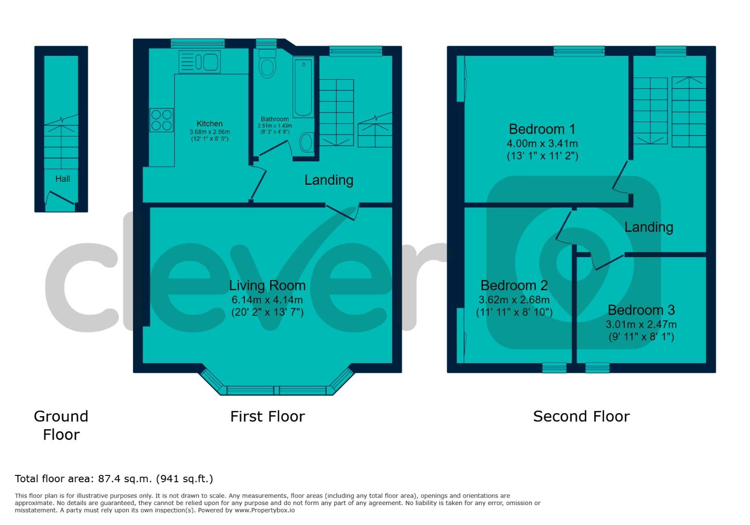2, Carlton Terrace, Plymouth floorplan
