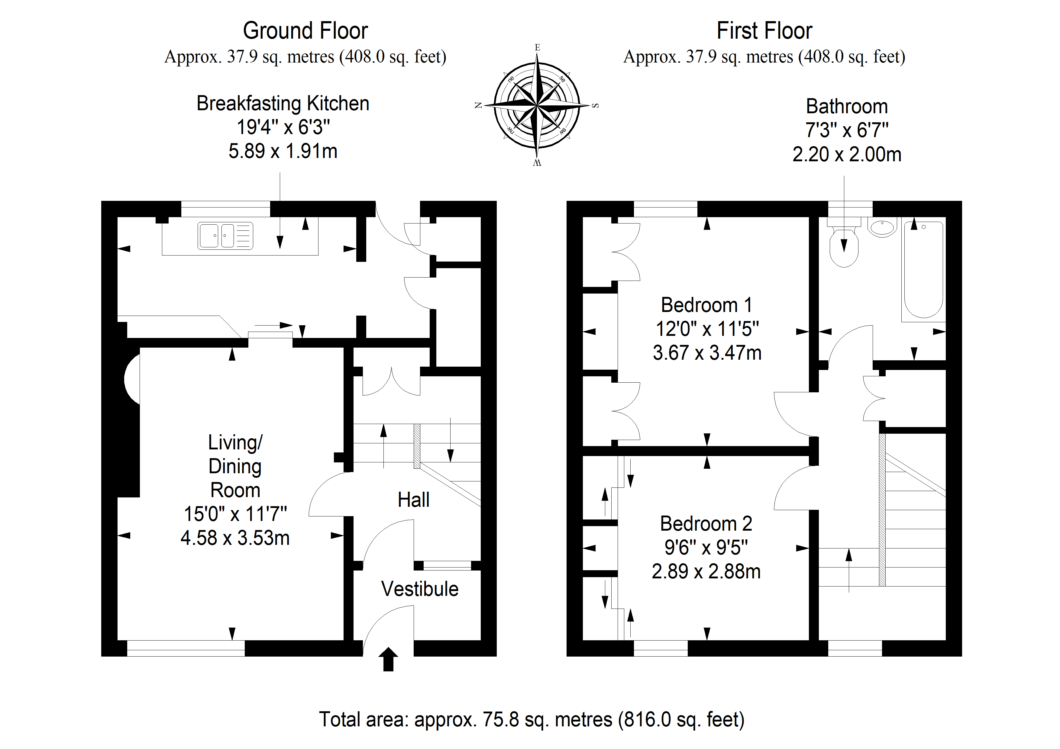 6, Beechwood Road, Haddington floorplan