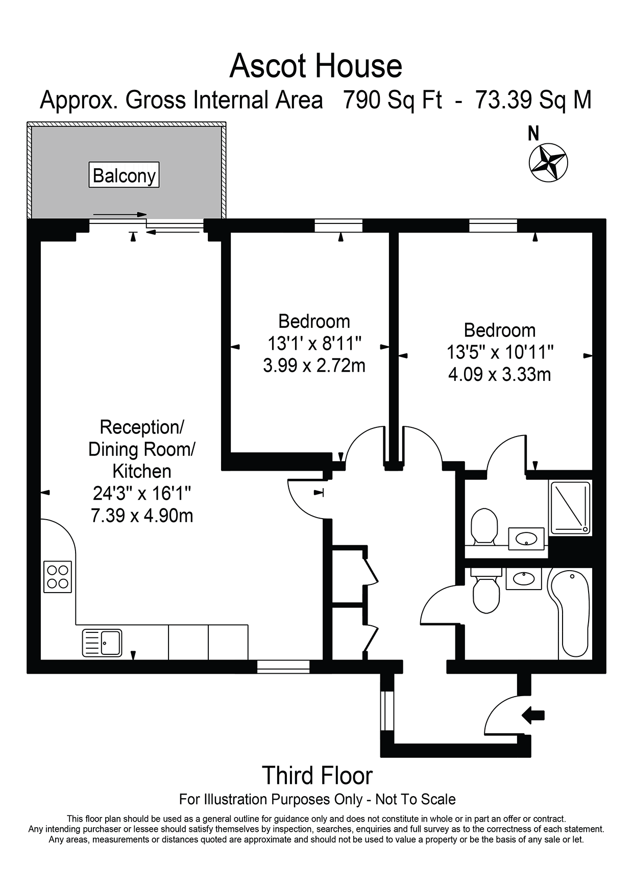 Flat 13, London floorplan
