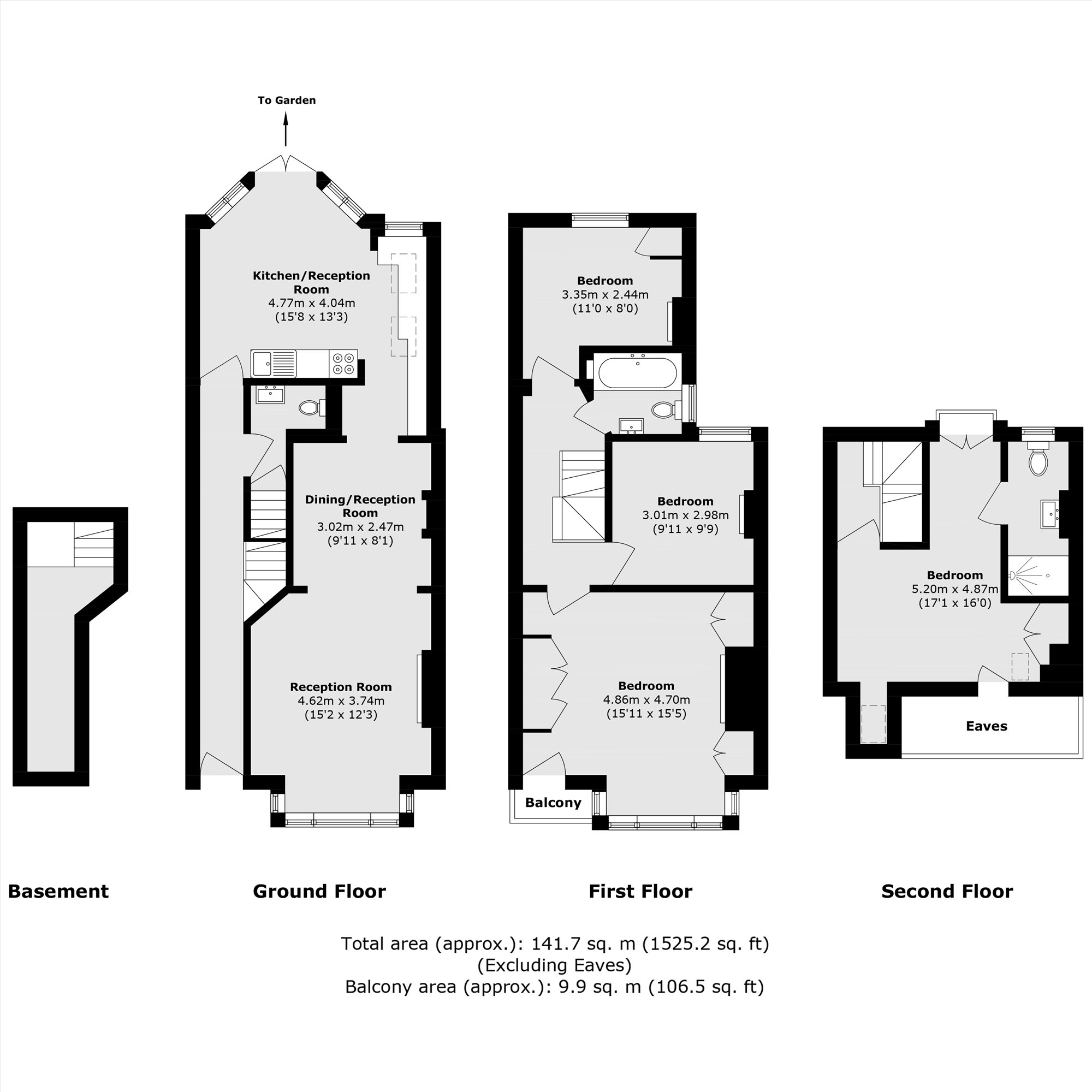 11, Brackley Road, London floorplan