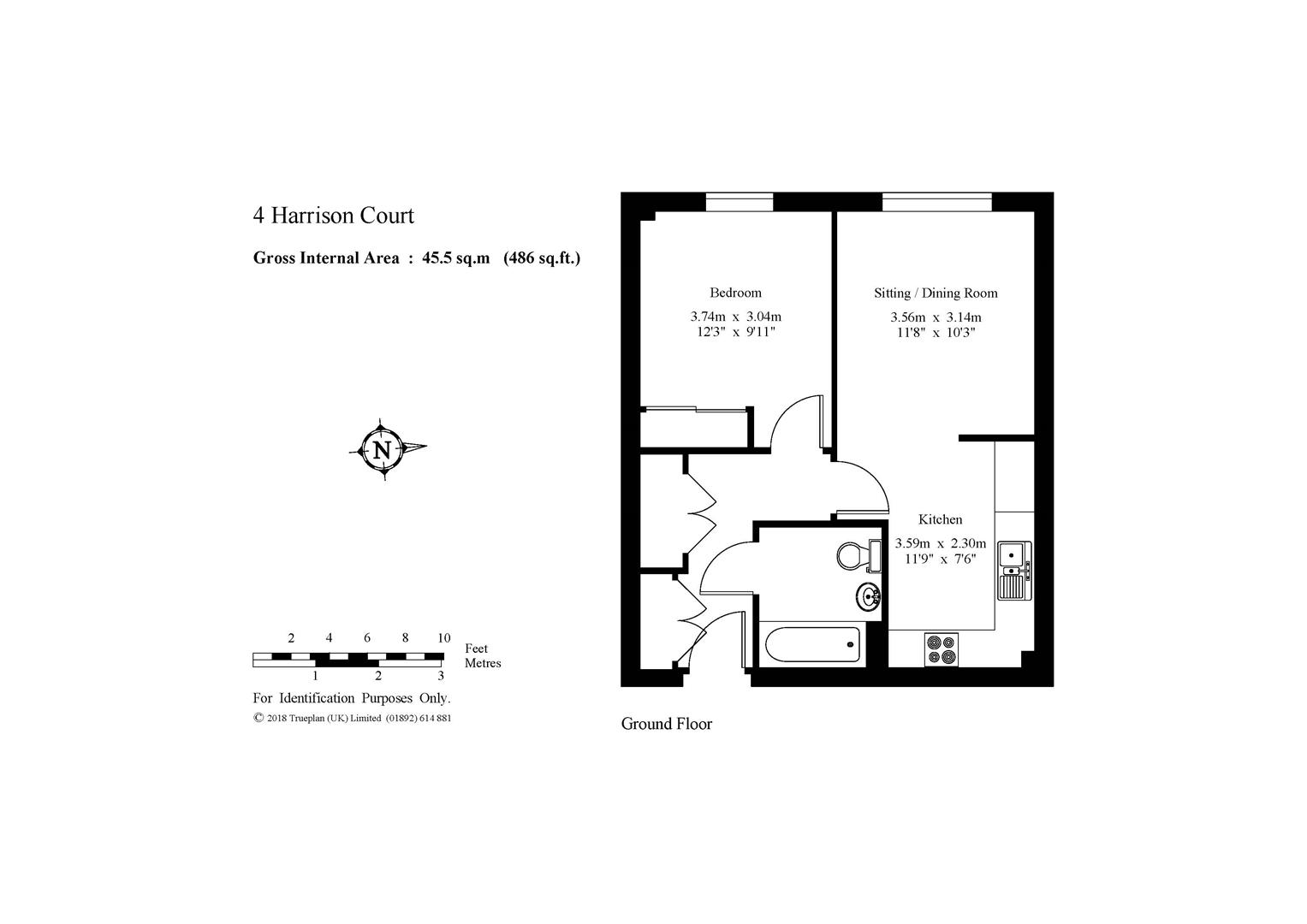 1 Bedrooms Flat for sale in Eden Road, Dunton Green, Sevenoaks TN14