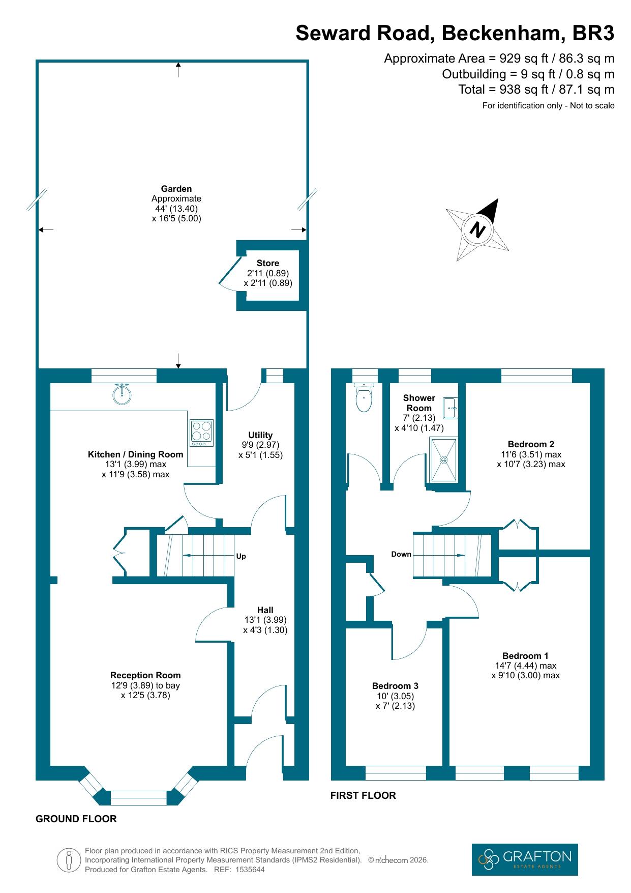 Seward Road, Beckenham floorplan