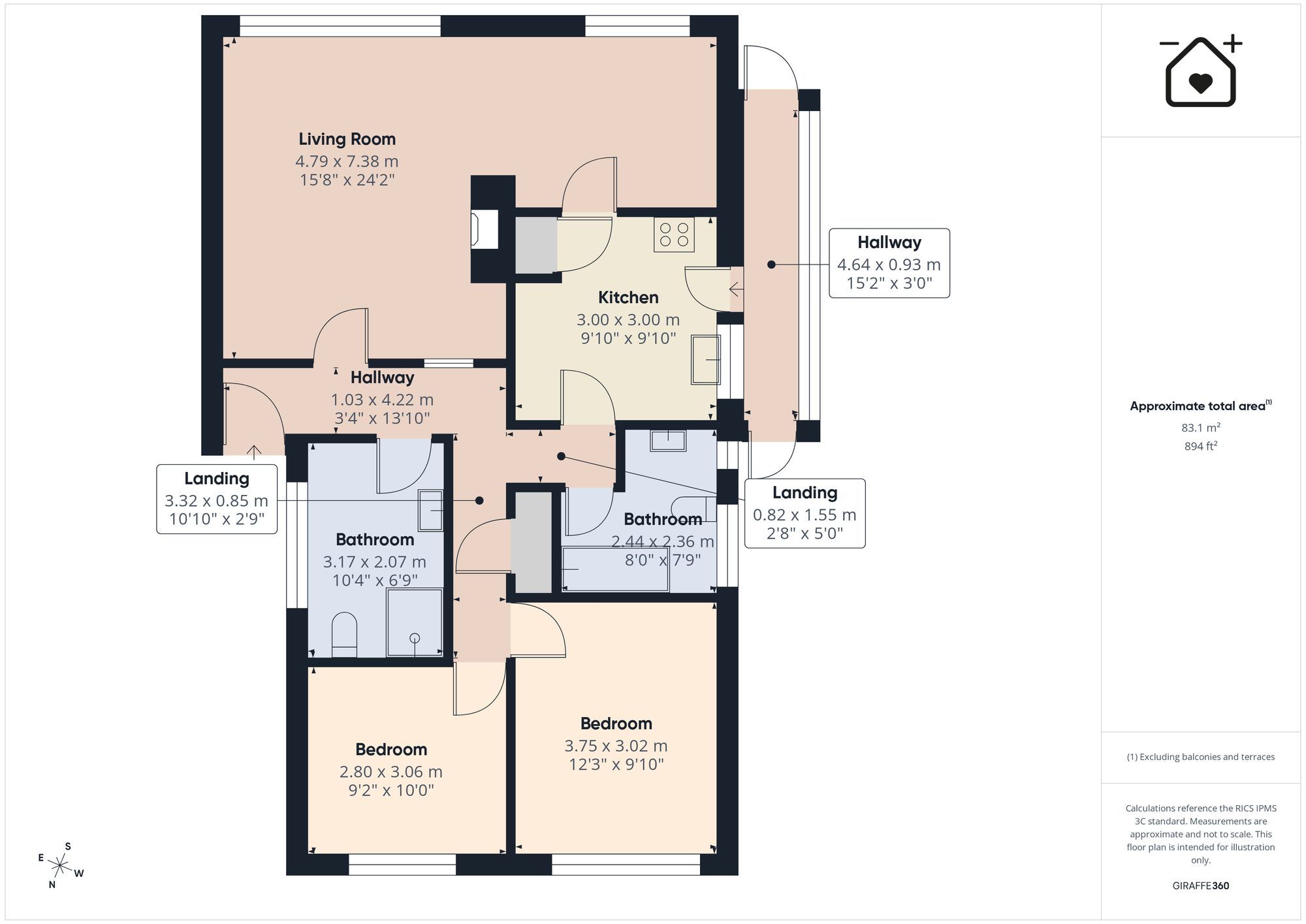14 Elder Grove, Carmarthen floorplan