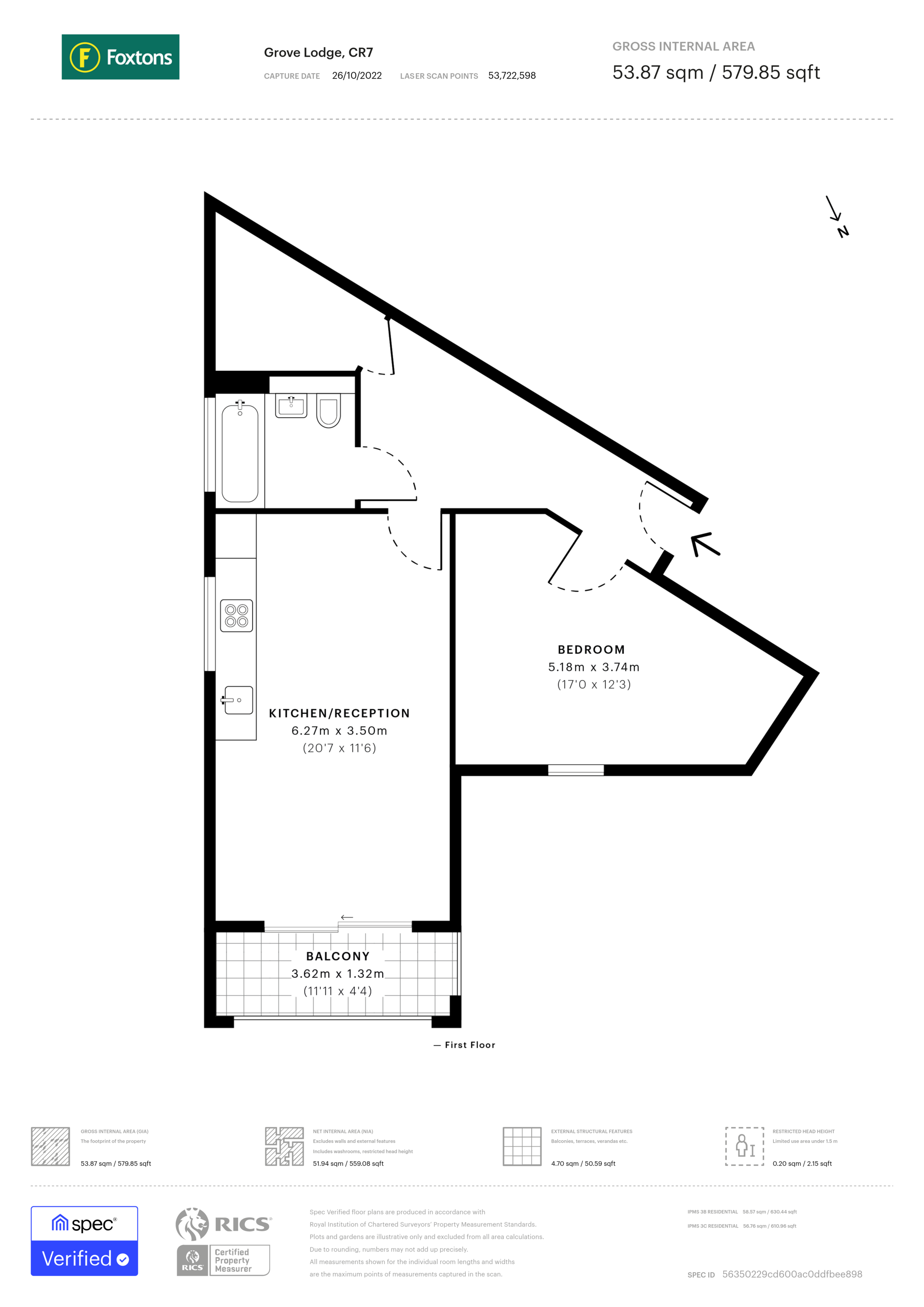 Bensham Grove, Thornton Heath floorplan