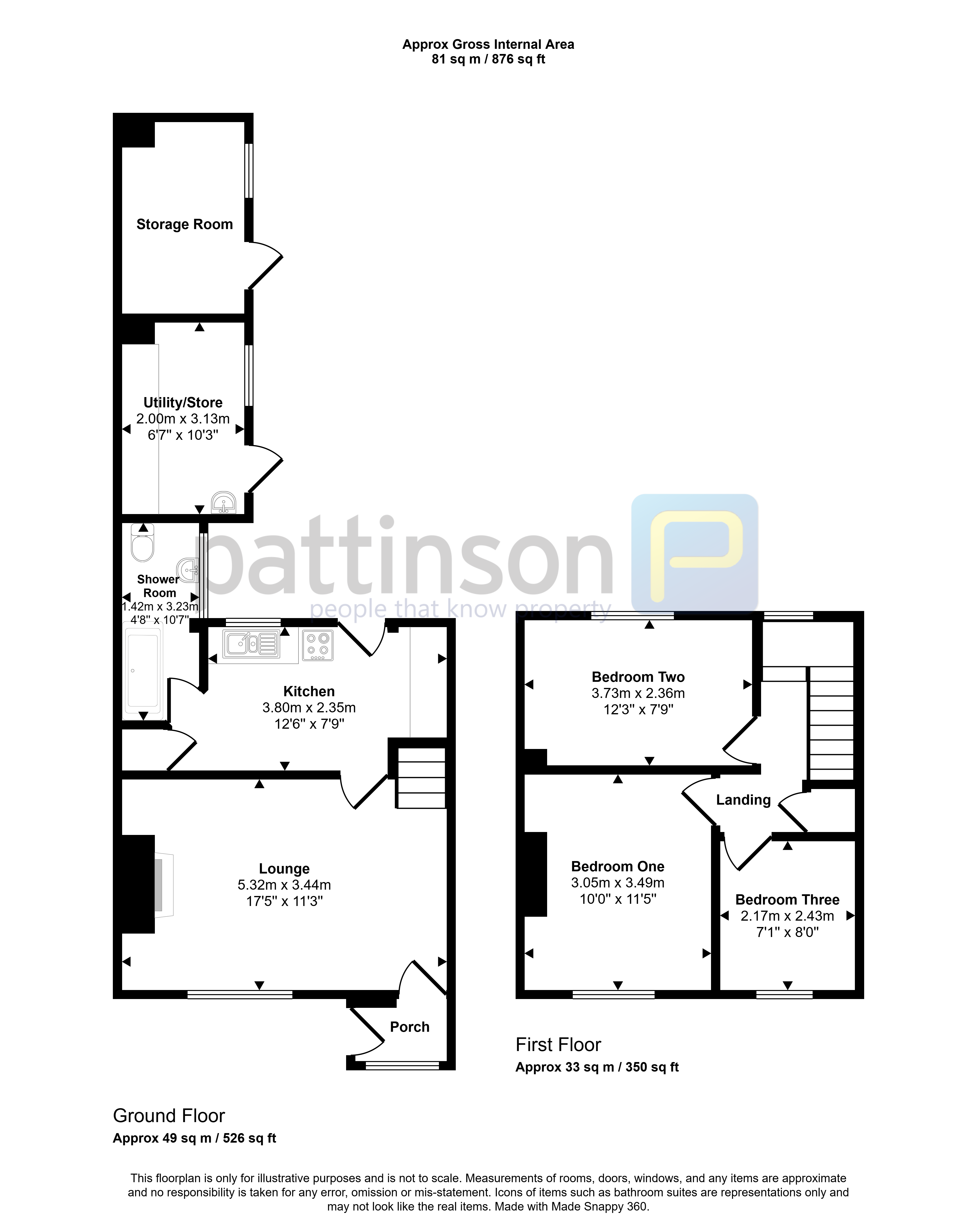 25, High Street, Newbiggin-by-the-Sea floorplan