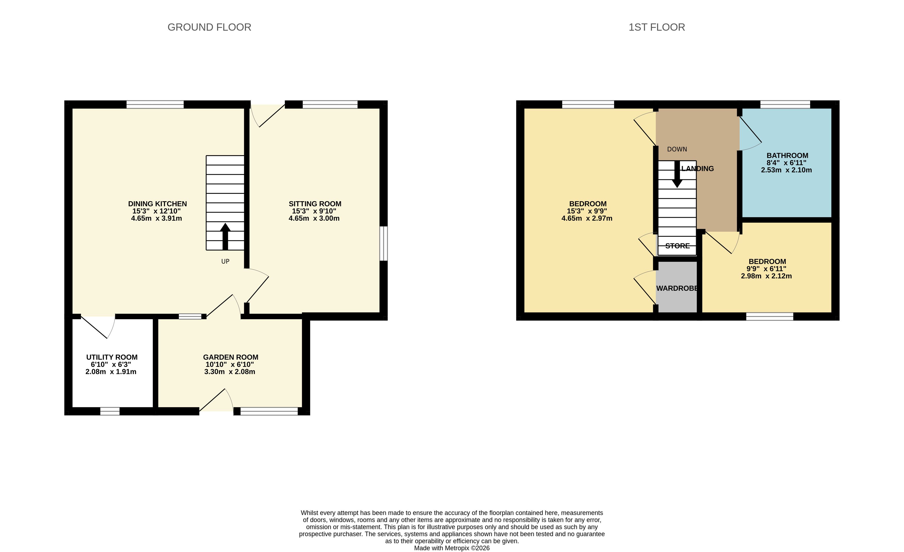 1 Hay Mount, The Hay, Milltown, Ashover floorplan