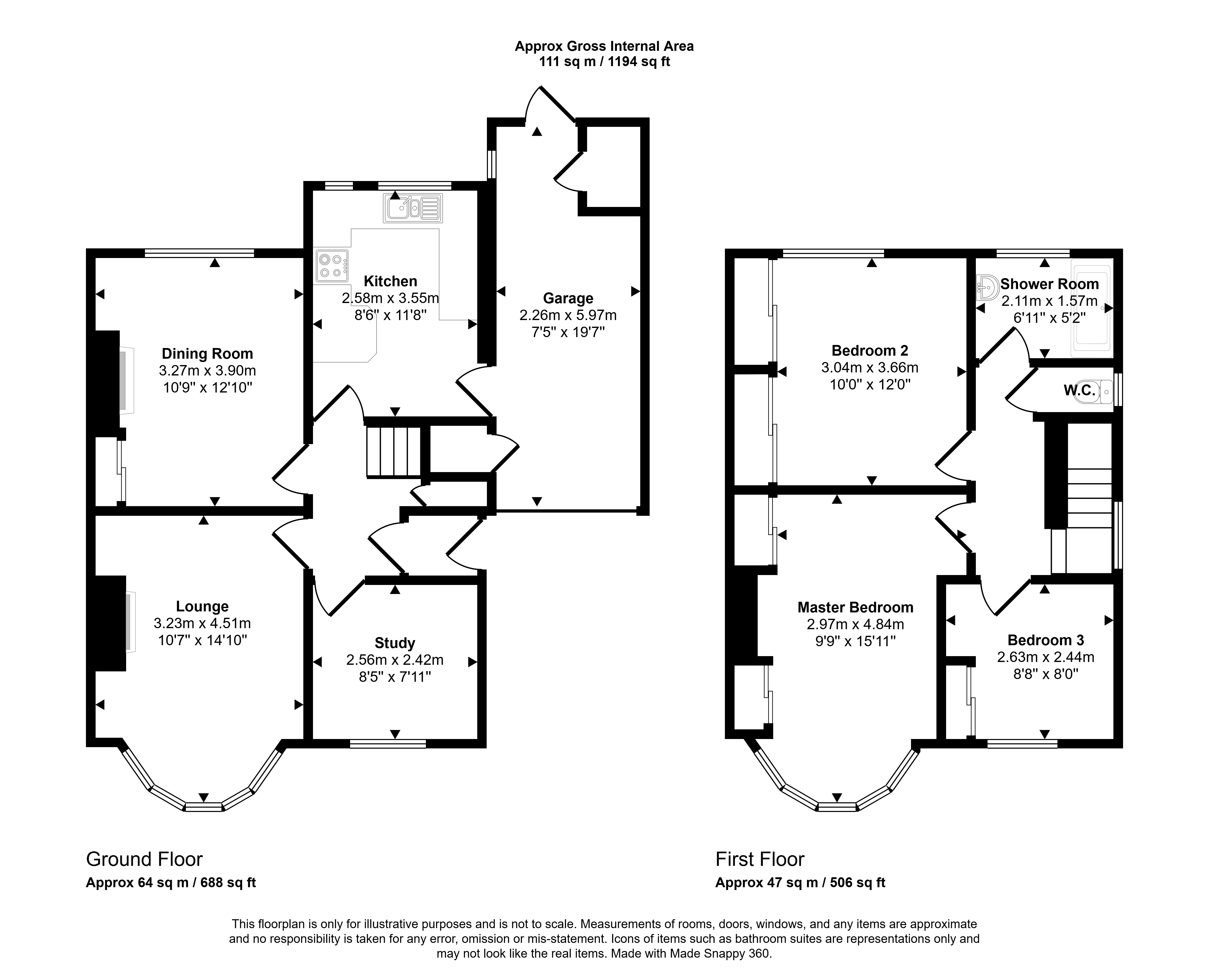135, Cedar Road, Newcastle upon Tyne floorplan