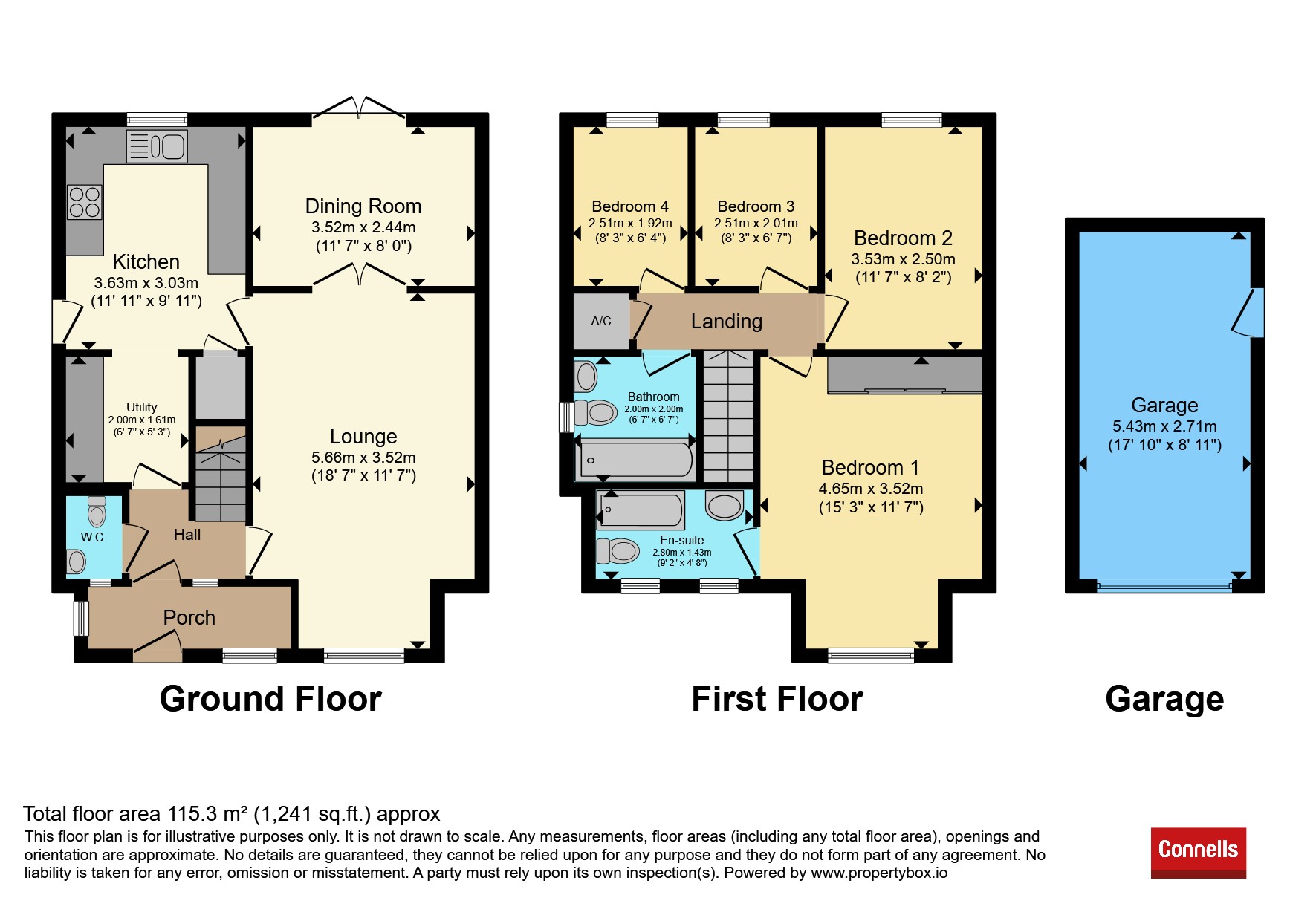 17, Farrington Close, Warwick floorplan