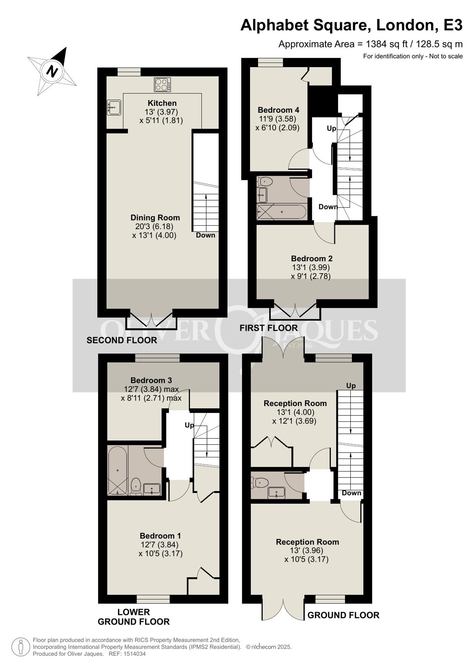 6 Alphabet Square, London floorplan