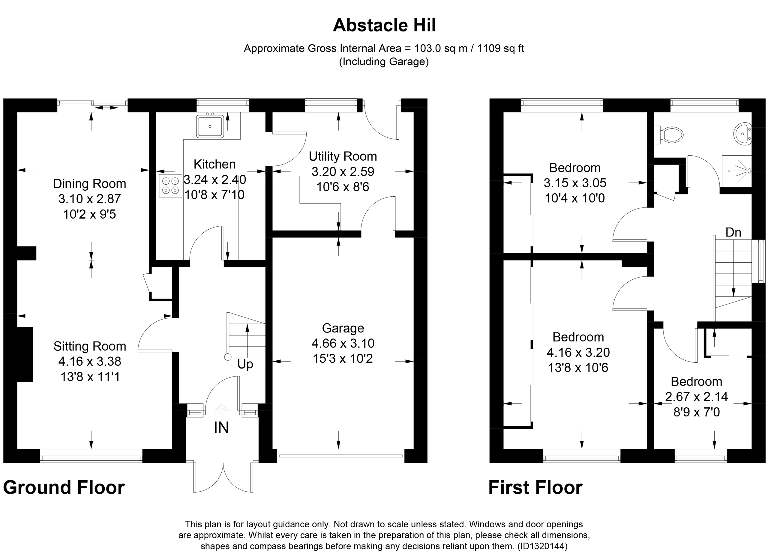 2, Abstacle Hill, Tring floorplan