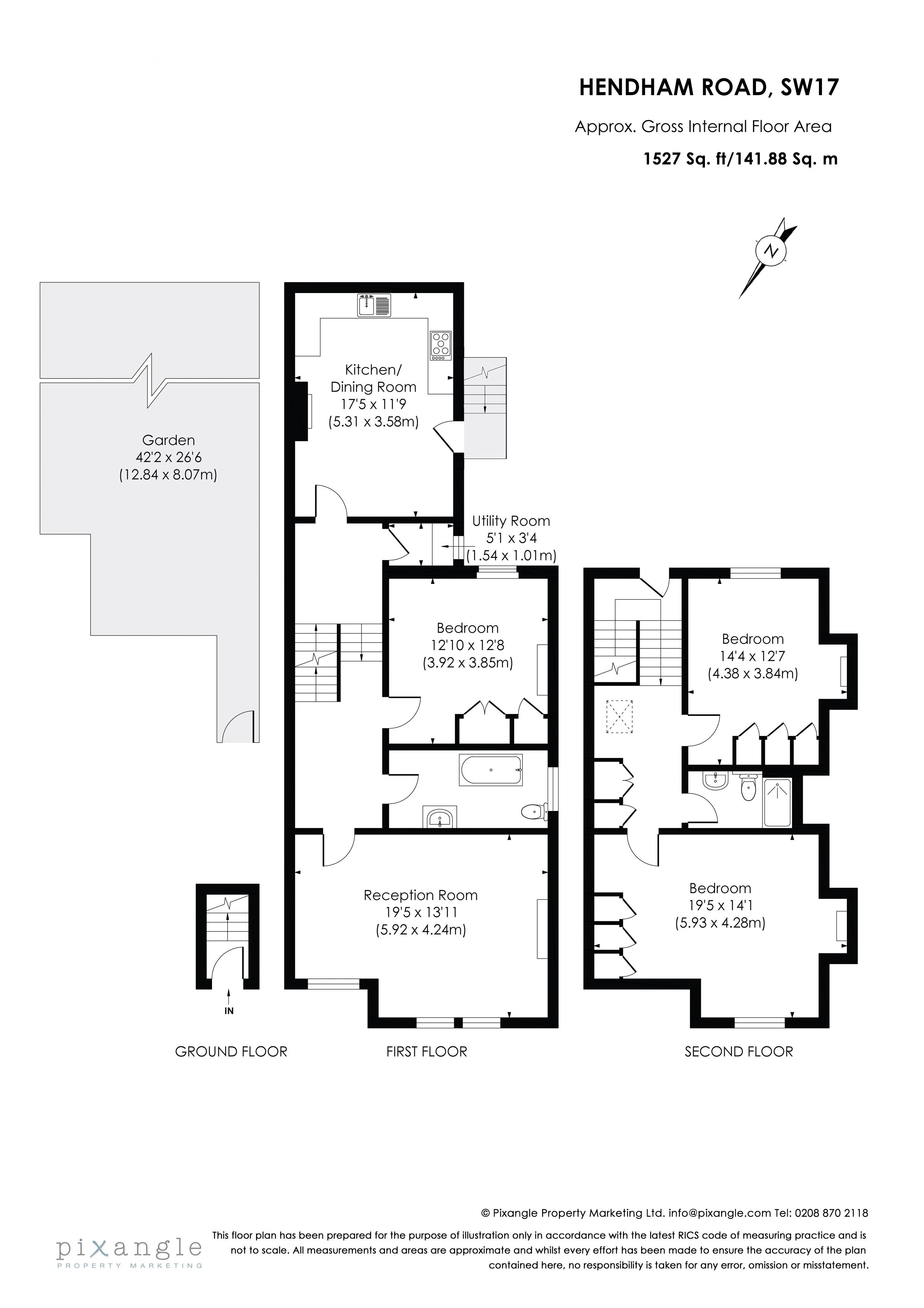40 Hendham Road, London floorplan