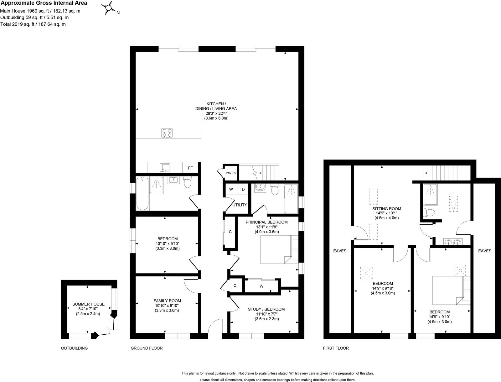Greenbank, Surrey Gardens, Effingham Junction floorplan
