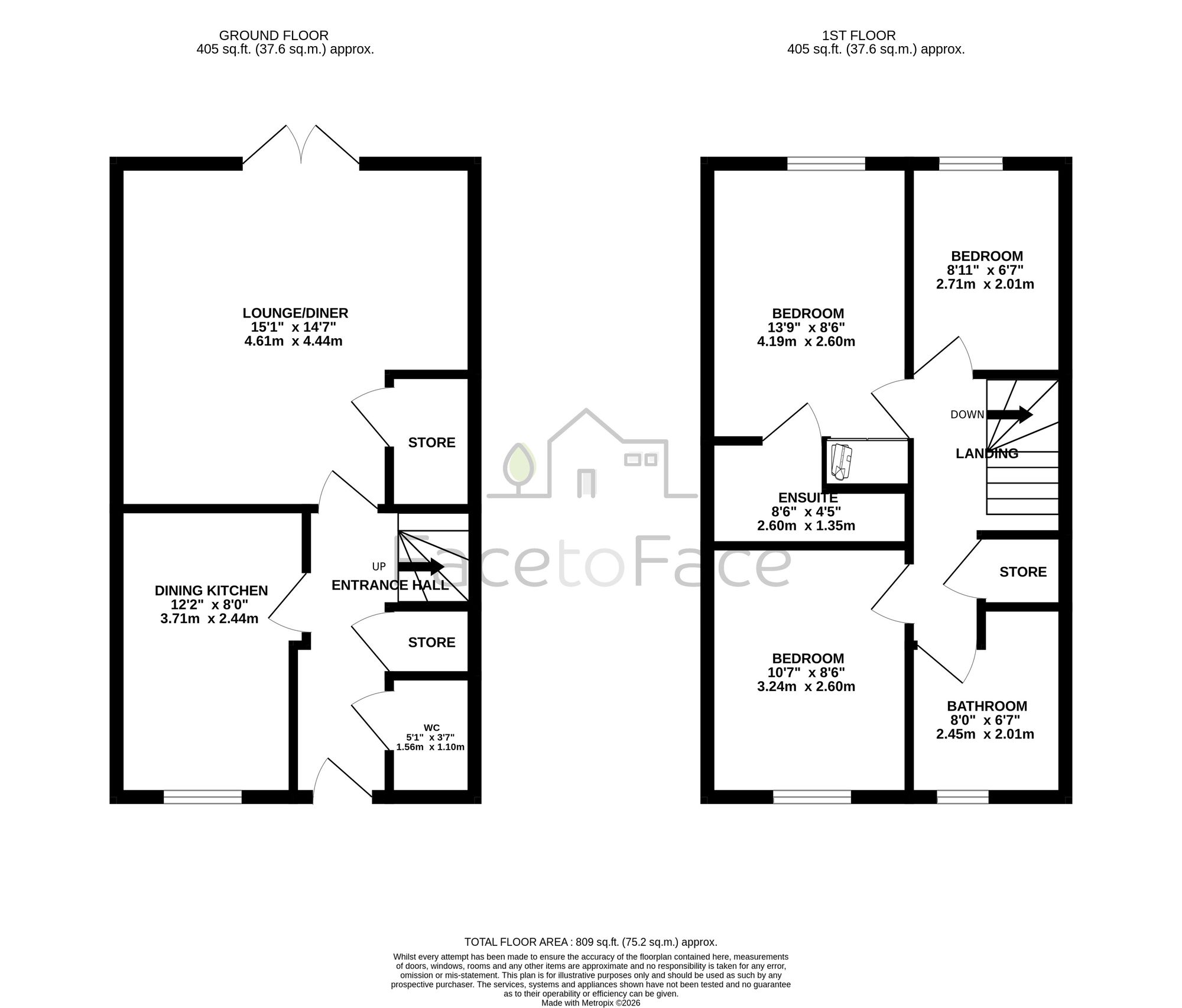 21 Shopwood Way, Littleborough floorplan