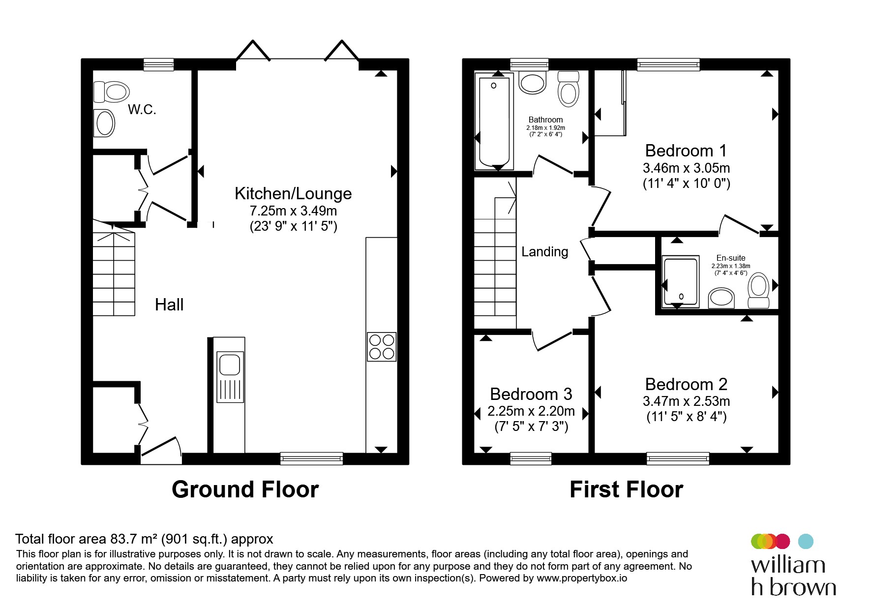 56, Wheatsheaf Way, Chesterfield floorplan