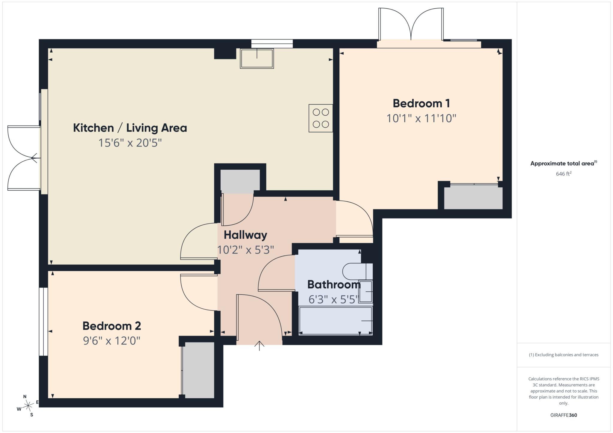 1, Alden Court, Horsham floorplan